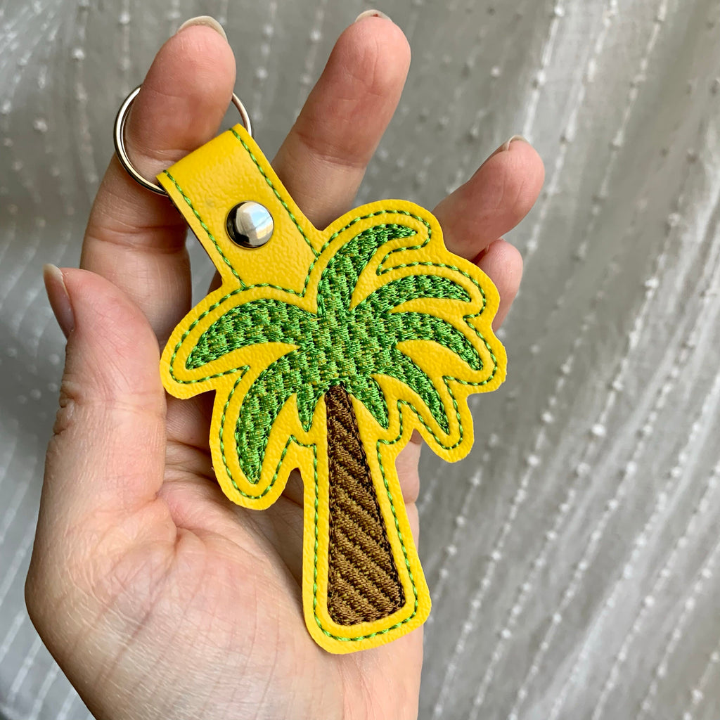 Palm Tree Keychain