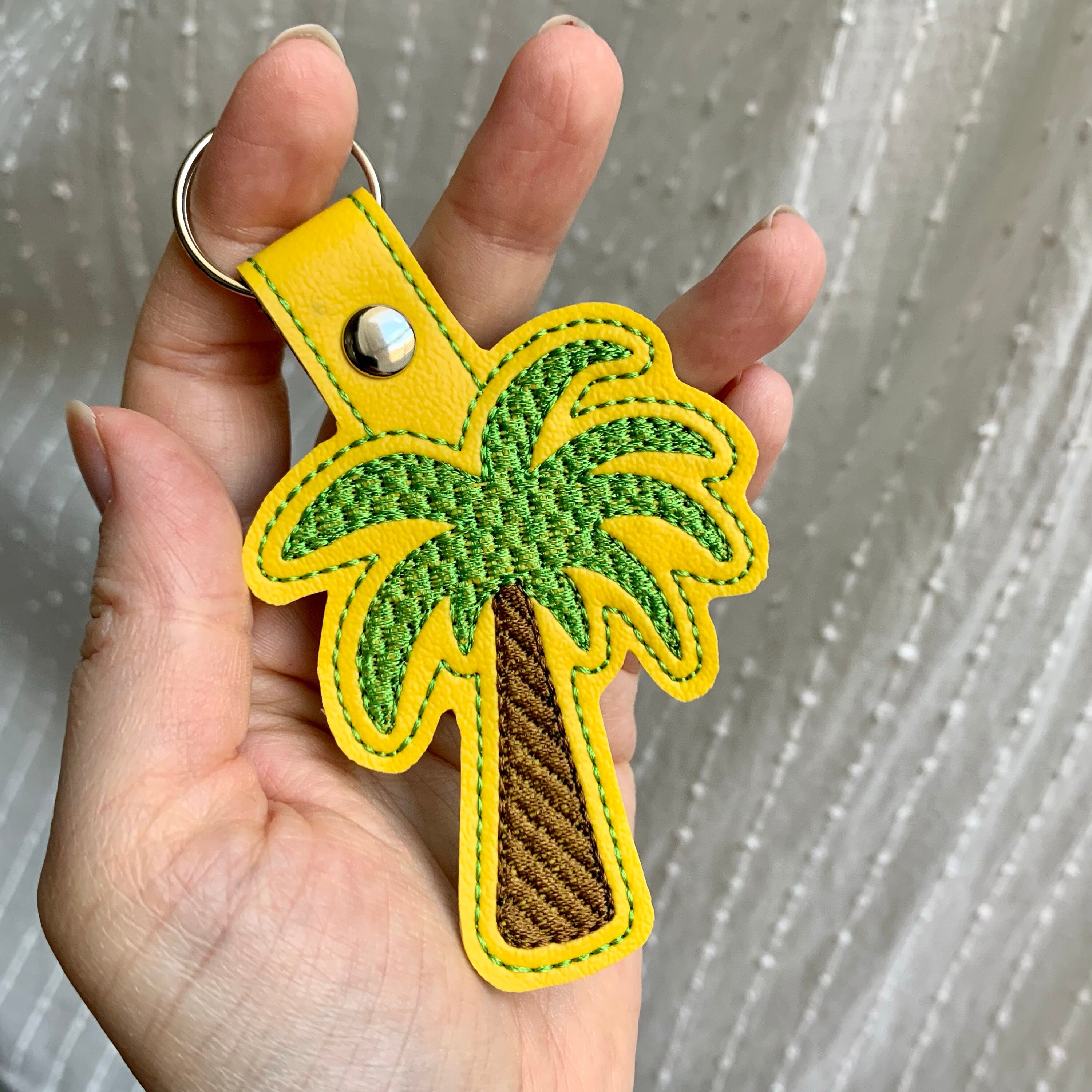 Palm Tree Keychain