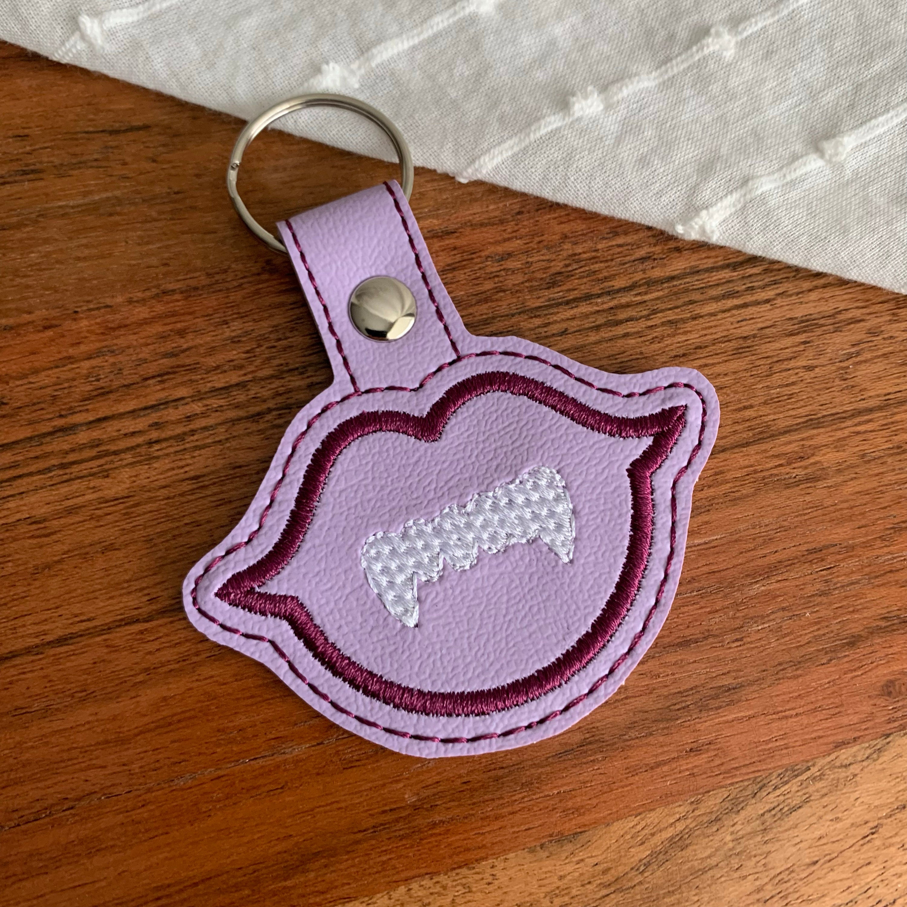 Vampire Lips Keychain