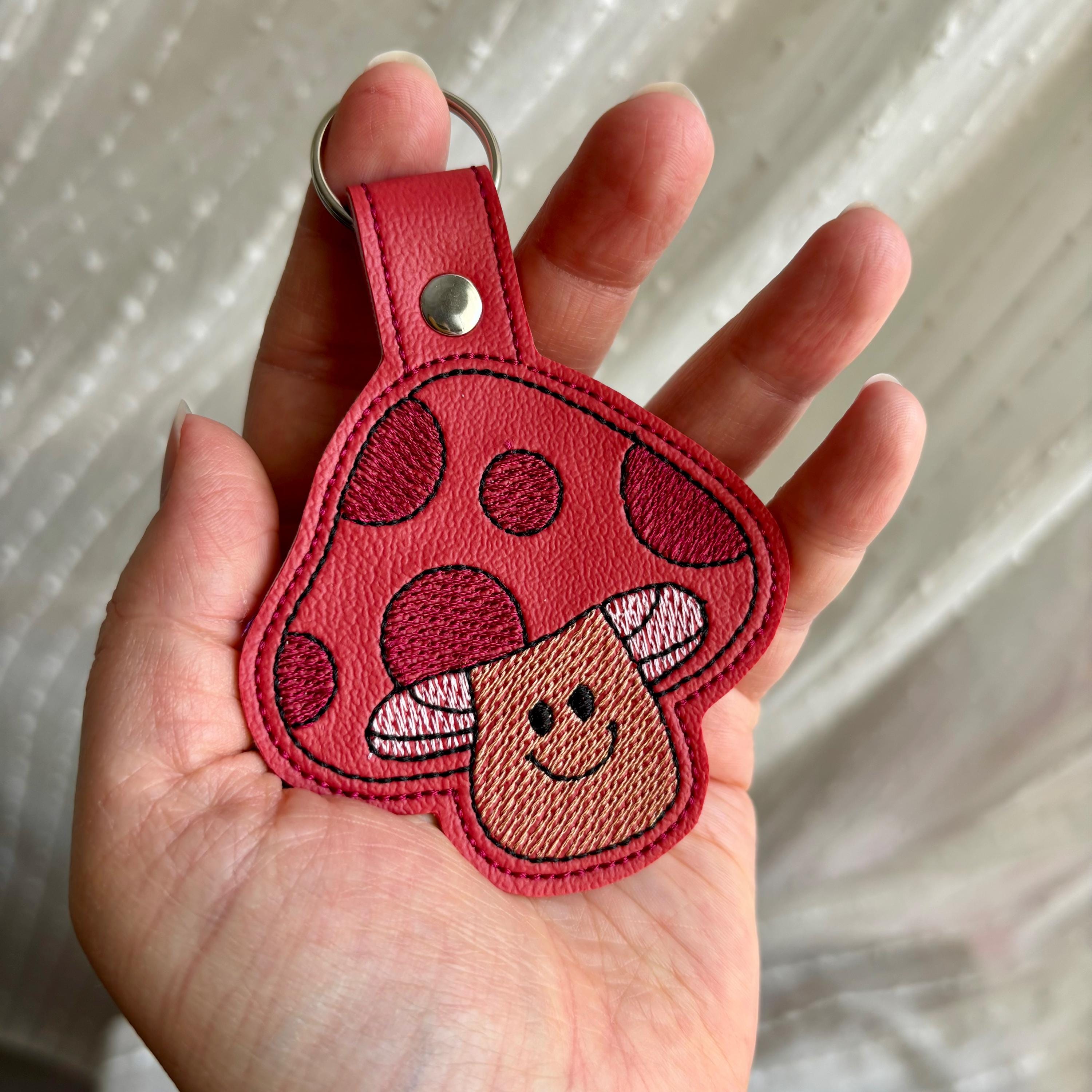 Mushroom Keychain