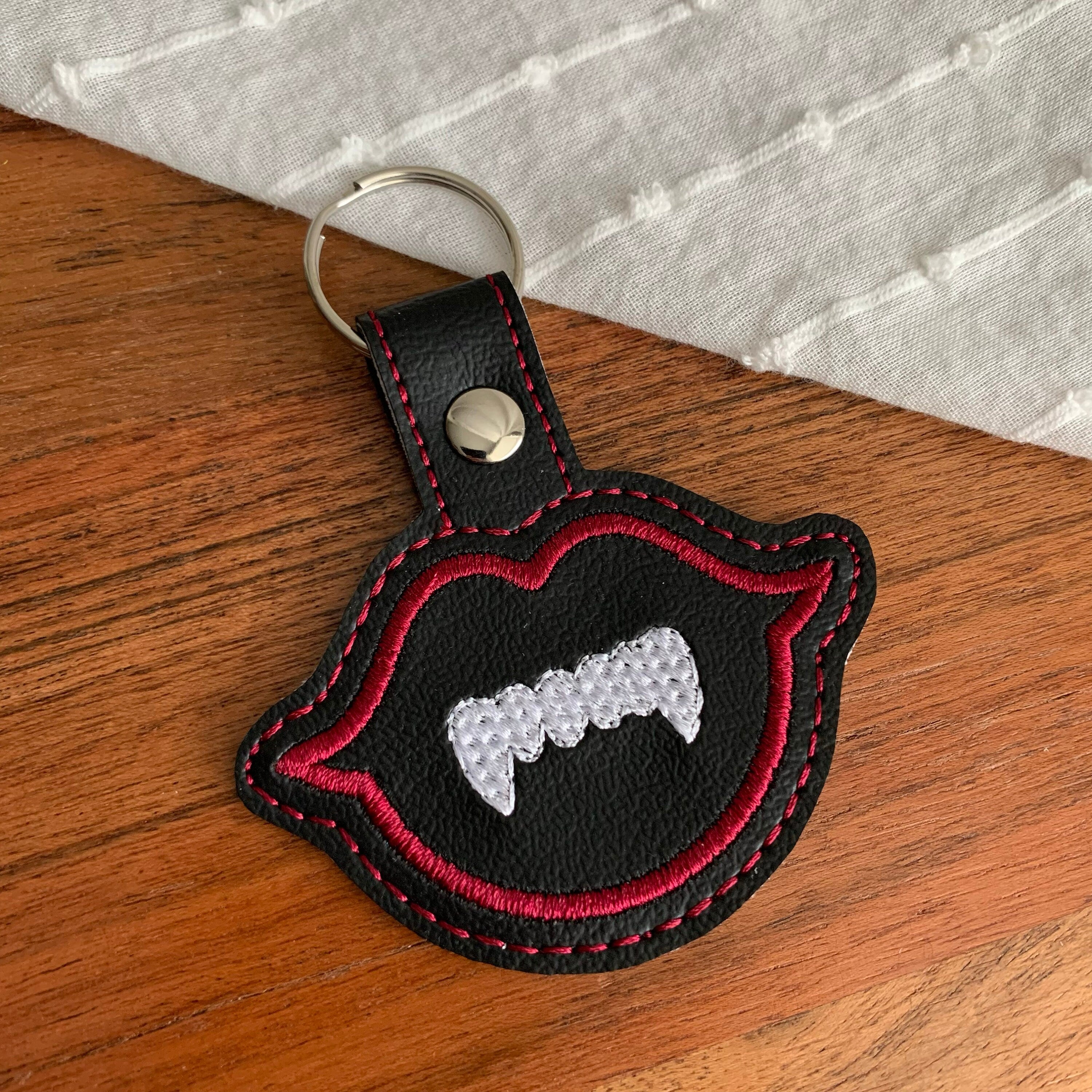 Vampire Lips Keychain