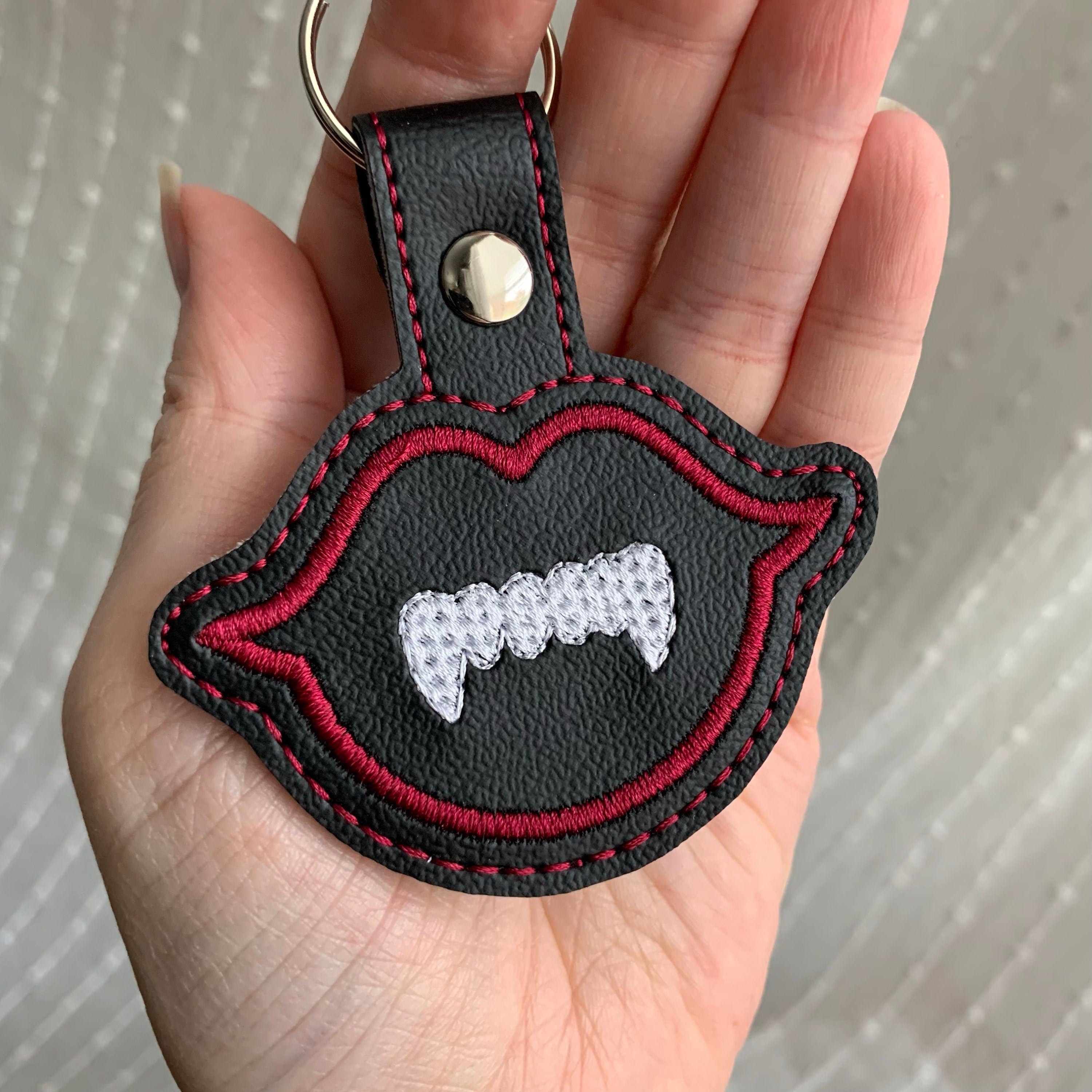 Vampire Lips Keychain