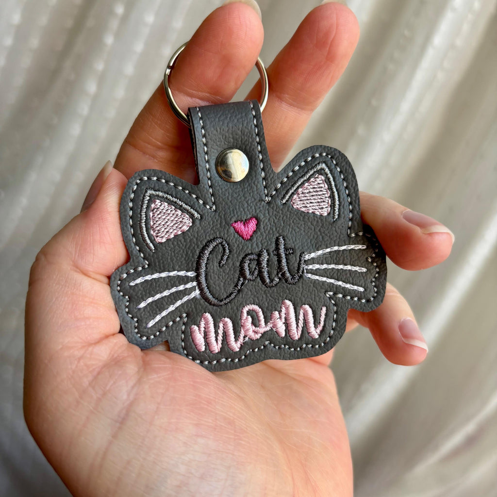 Cat Mom Key Chain