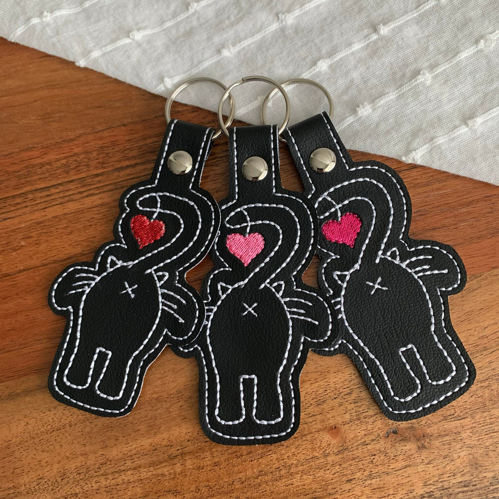 Cat Butt Keychain