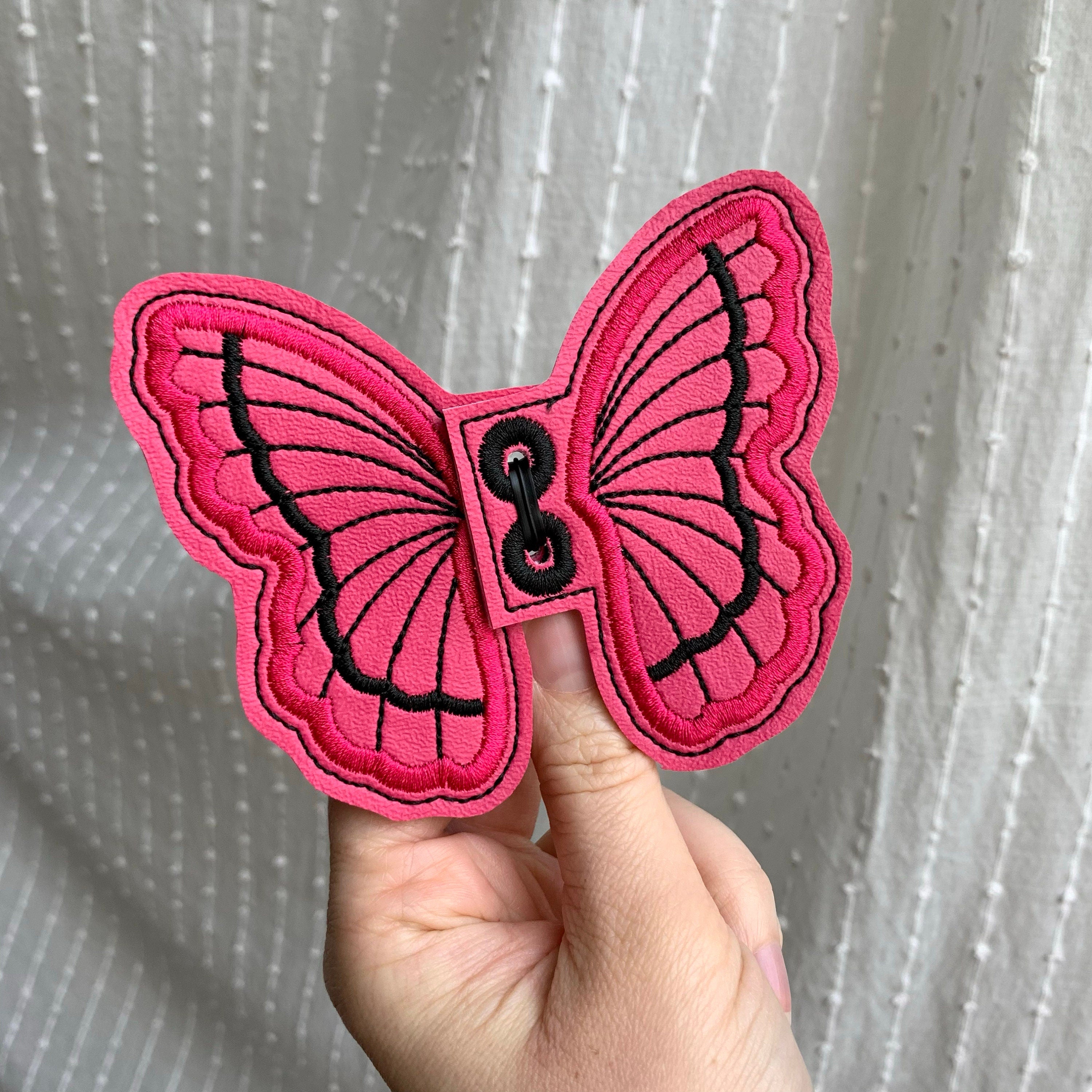 Pink Butterfly Shoe Wings