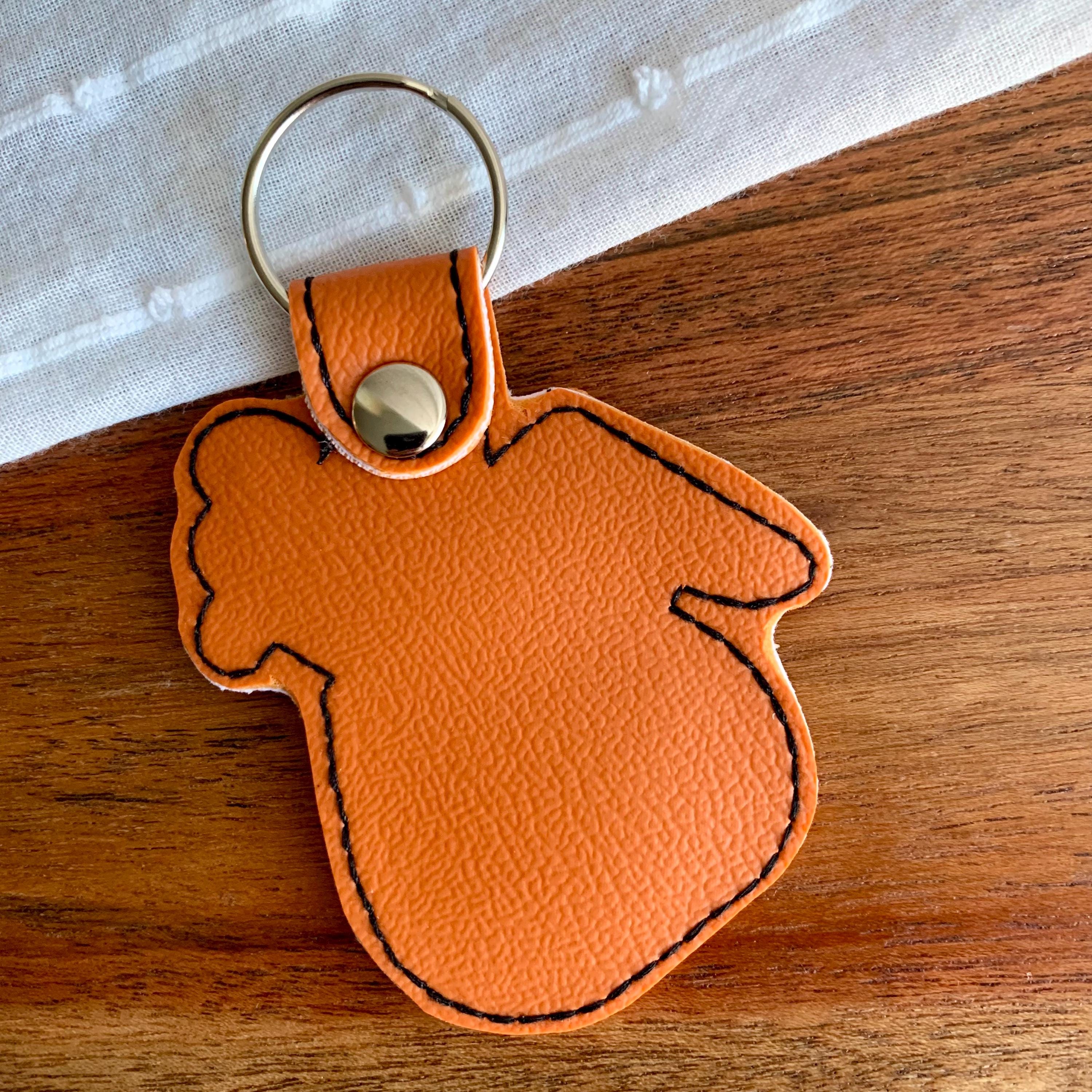 Pumpkin Coffee Keychain