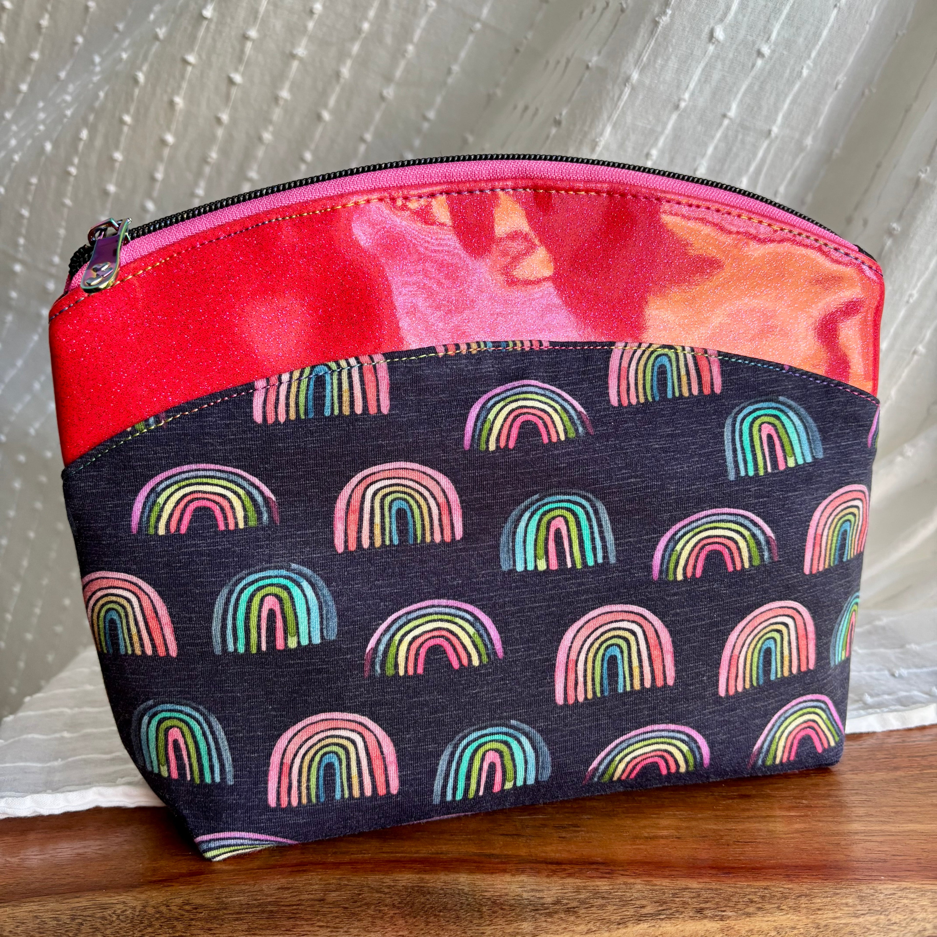 Rainbow Posh Makeup Bag