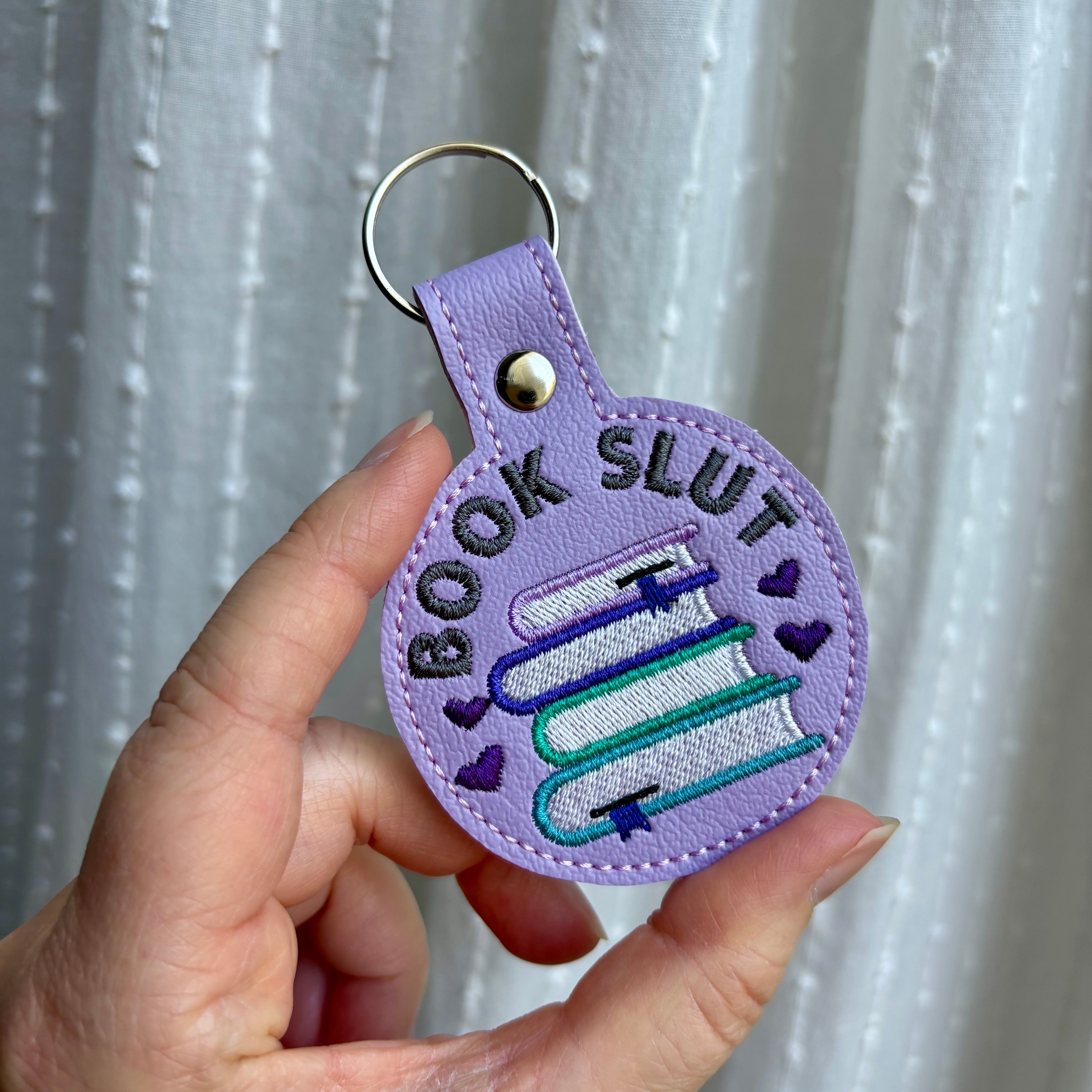 Book Slut Club Keychain