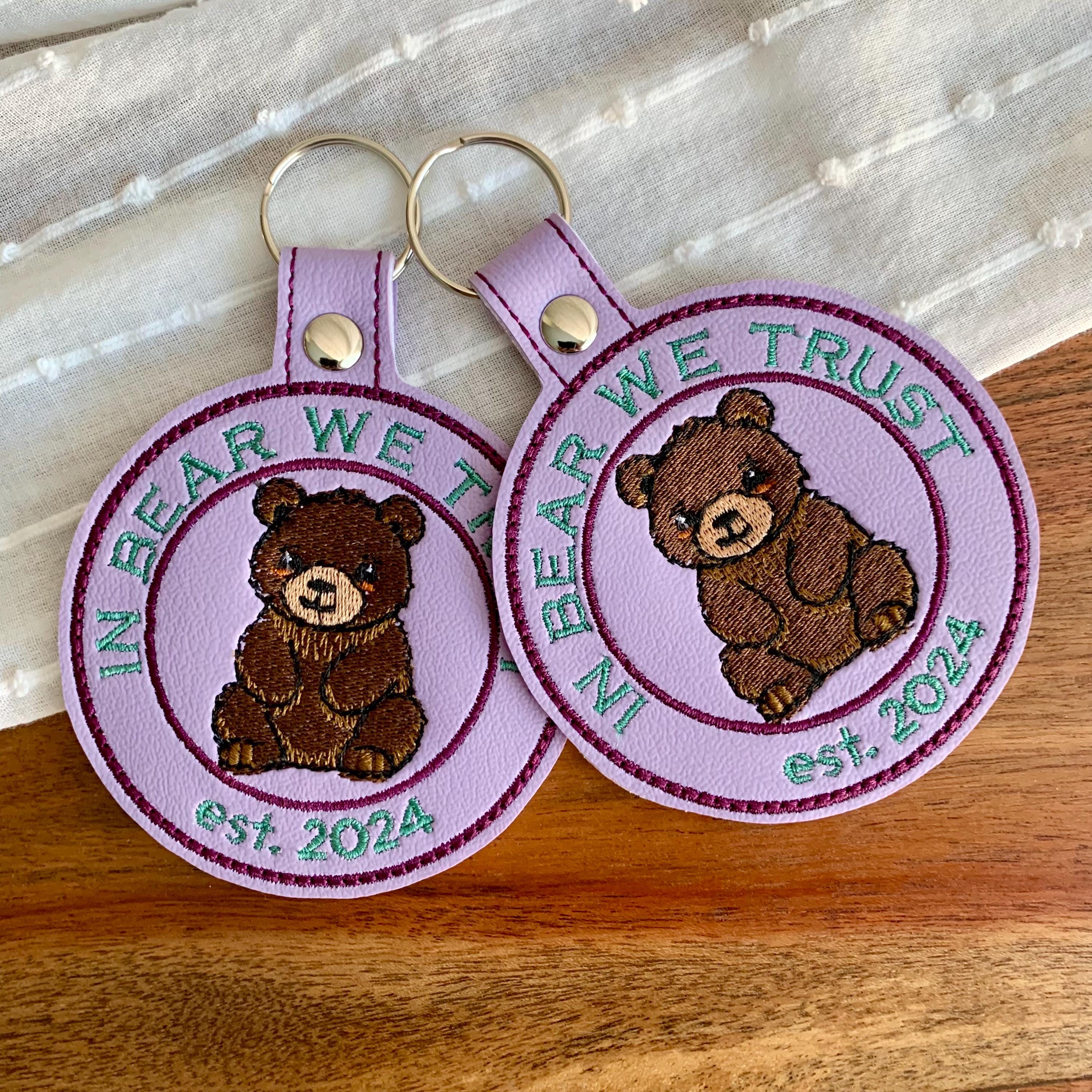 I Choose the Bear Keychain