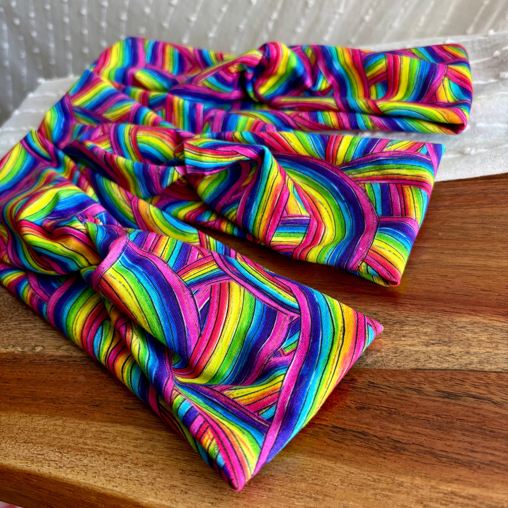 Rainbow Stripes Headband
