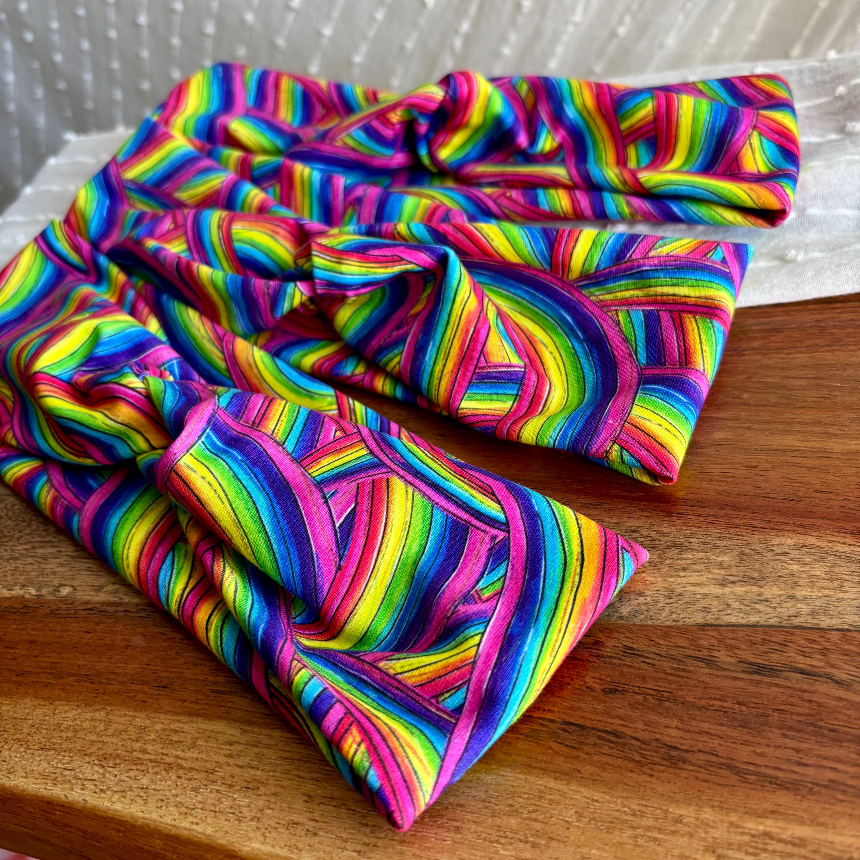 Rainbow Stripes Headband