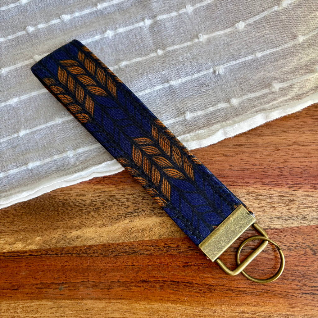 Knit Stripes Key Fob