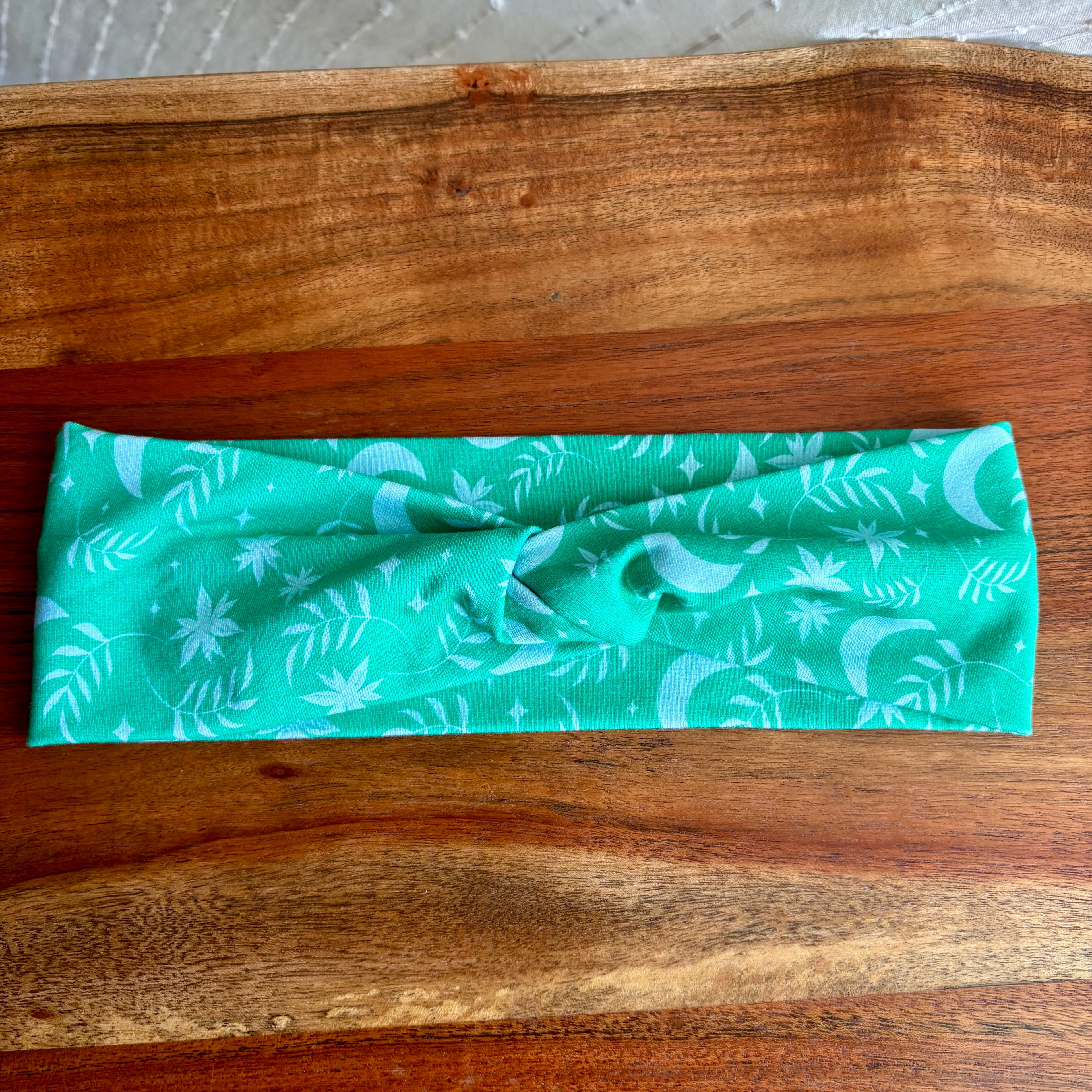 Teal Moon Headband