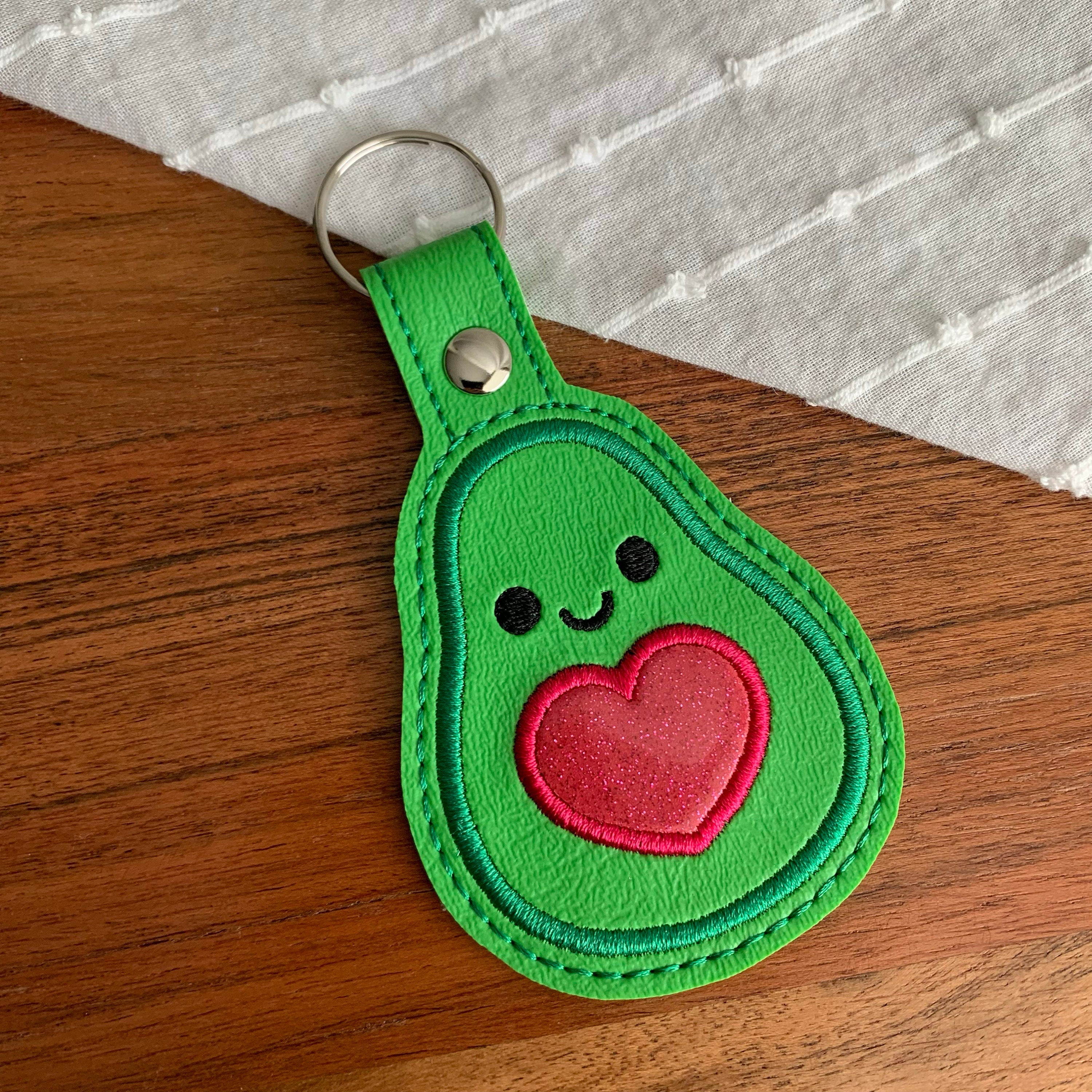 Avocado Keychain