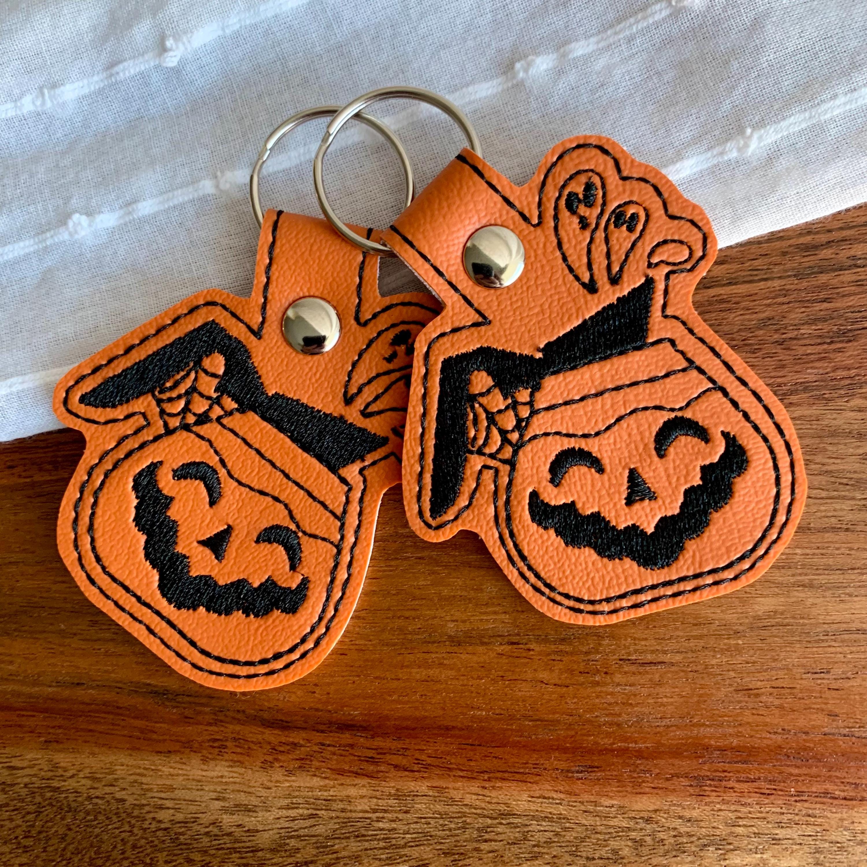 Pumpkin Coffee Keychain