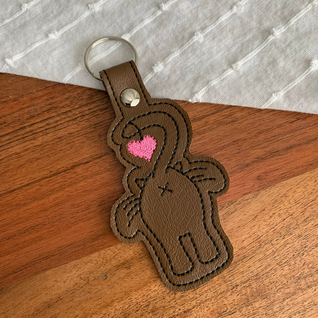 Cat Butt Keychain