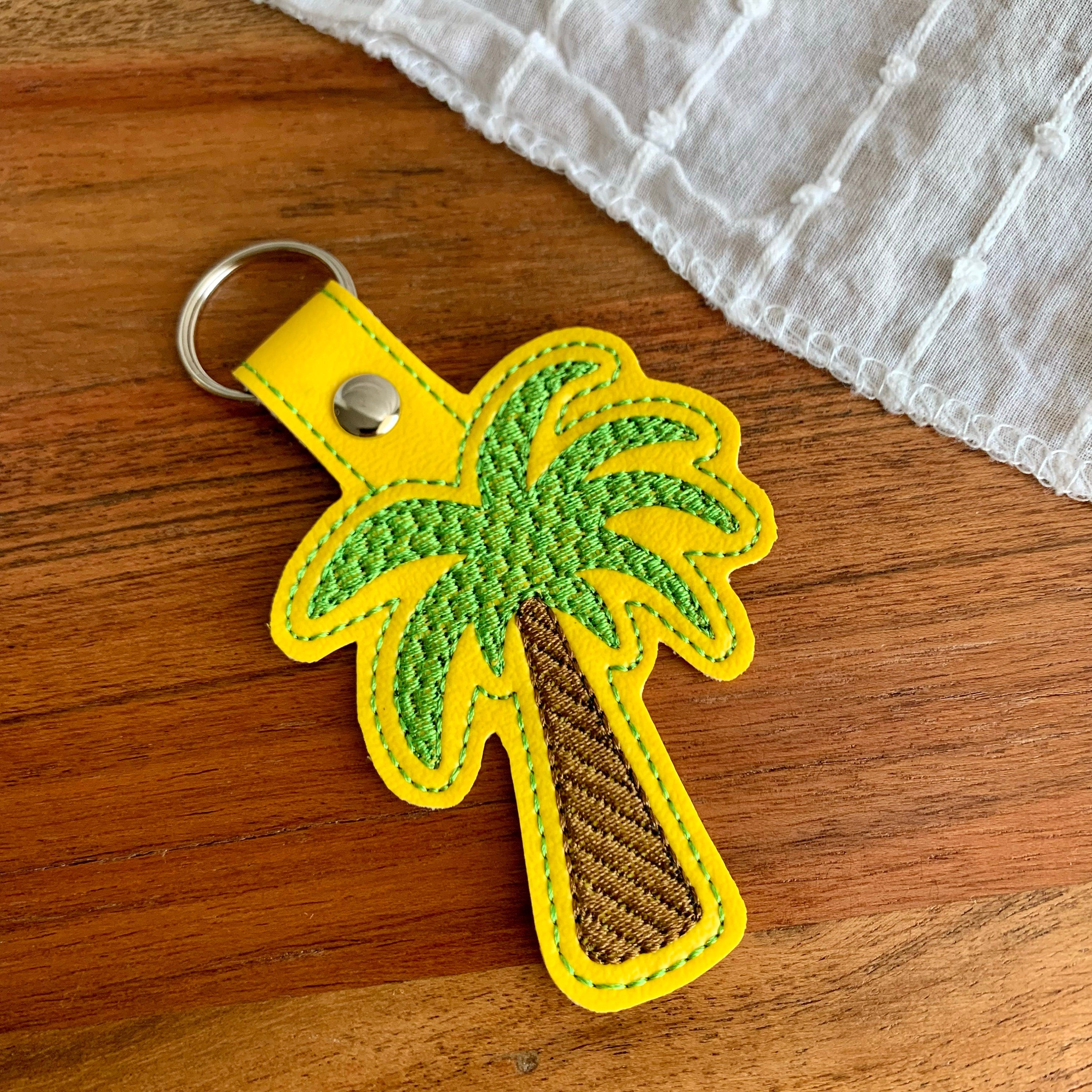 Palm Tree Keychain
