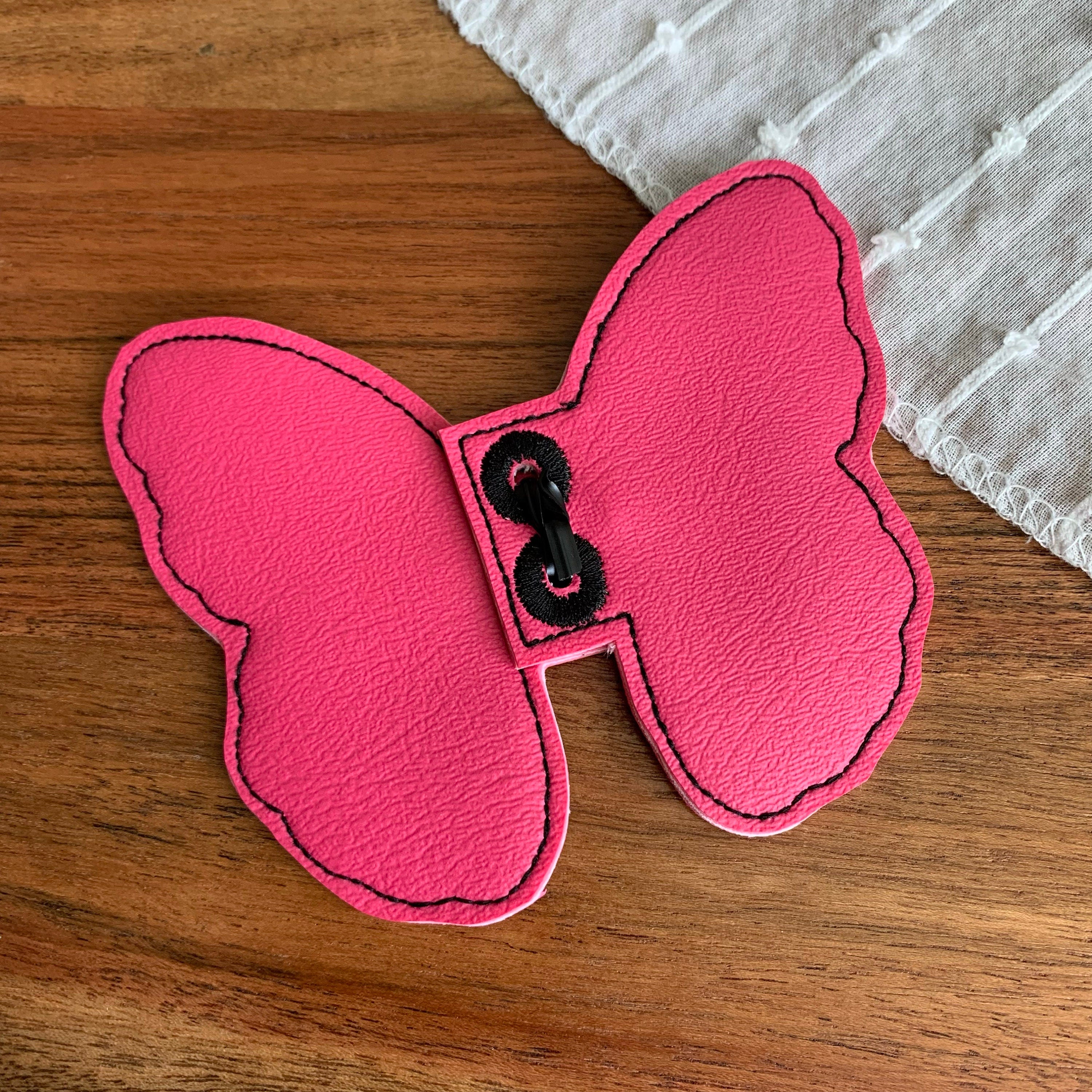 Pink Butterfly Shoe Wings