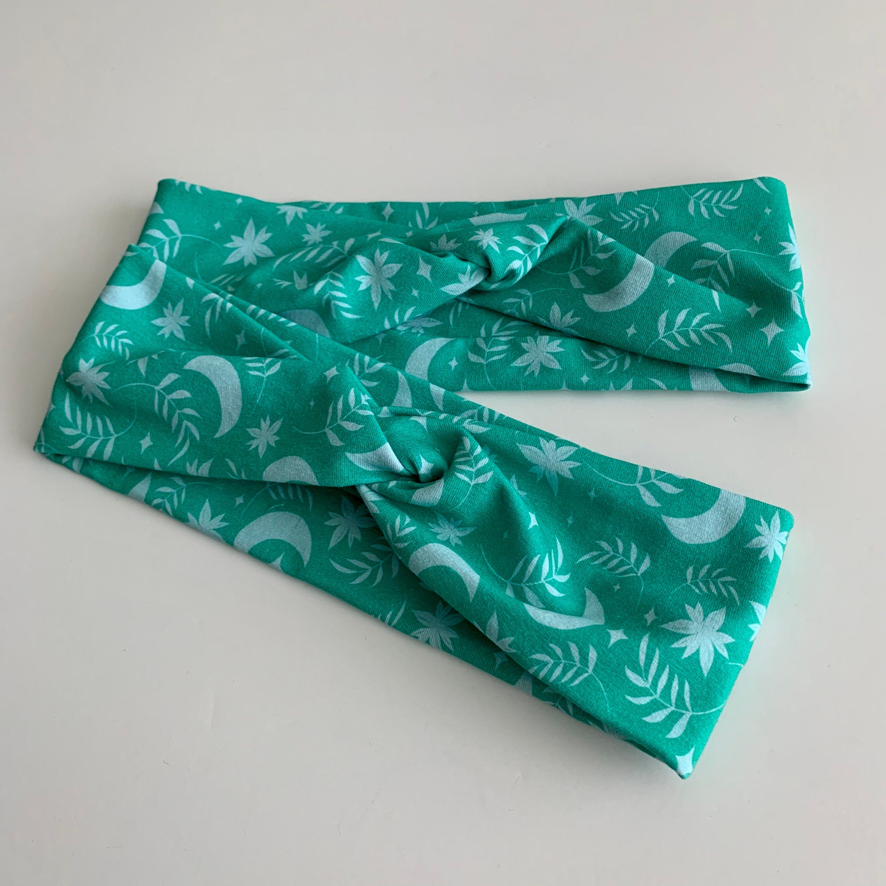 Teal Moon Headband