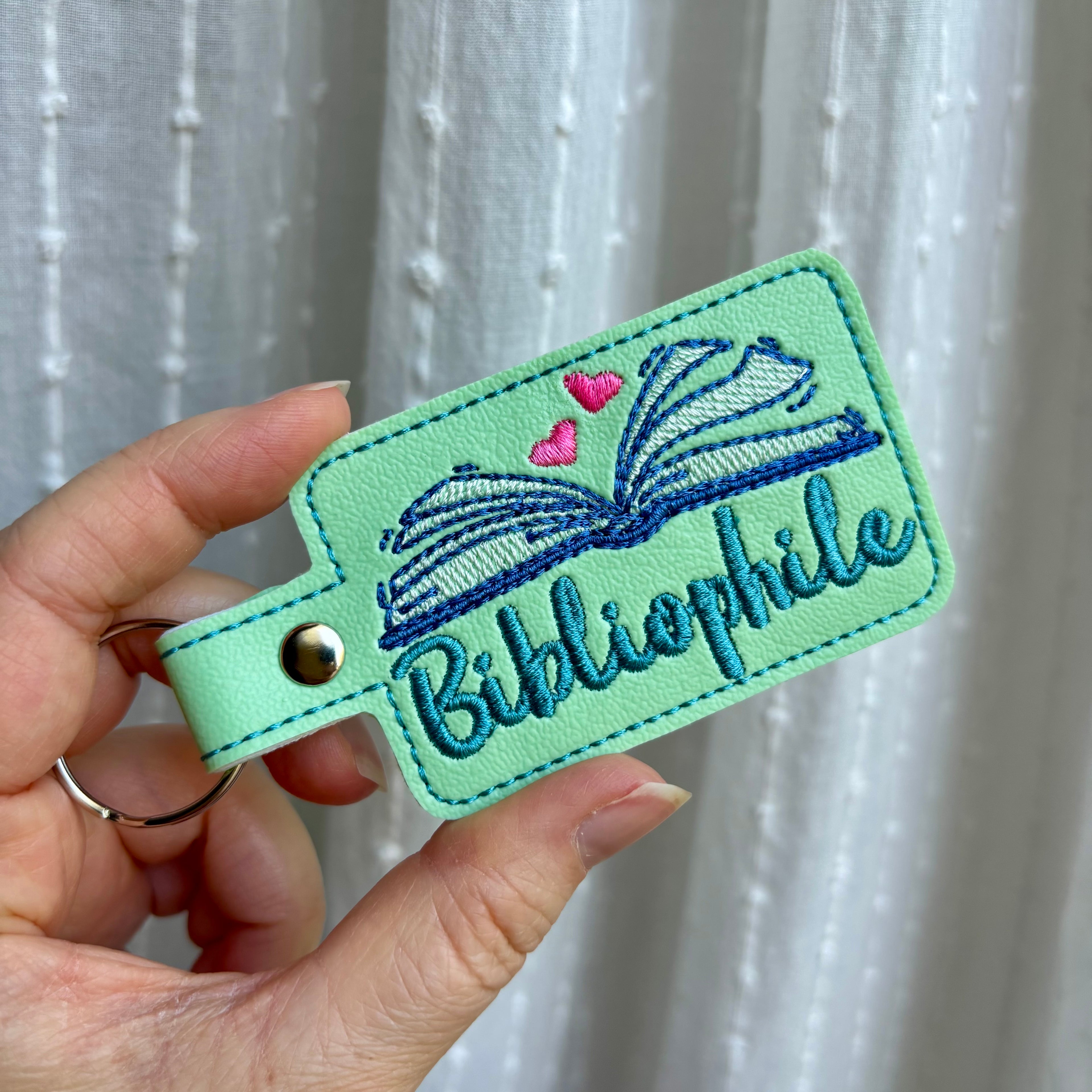 Bibliophile Keychain