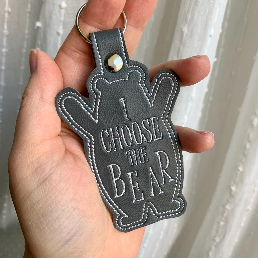 I Choose The Bear Keychain