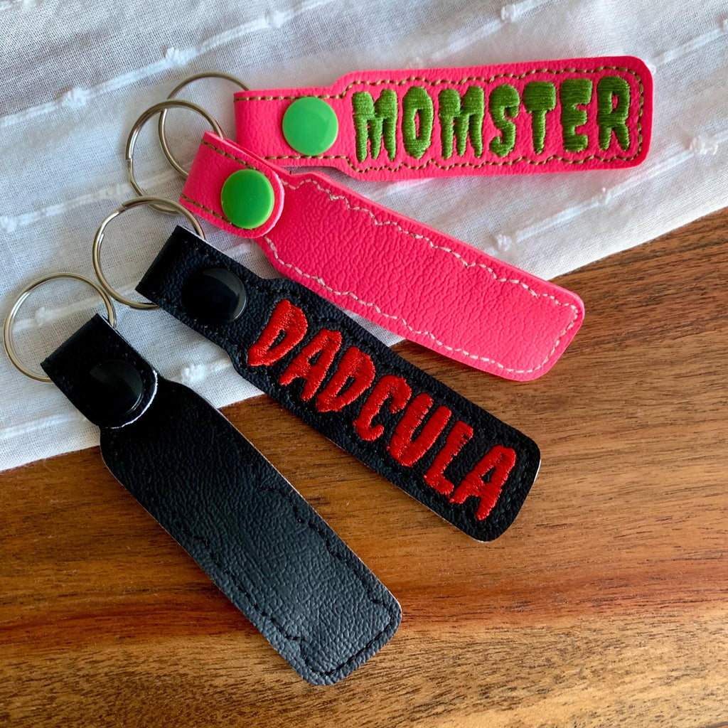 Spooky Mom & Dad Keychain