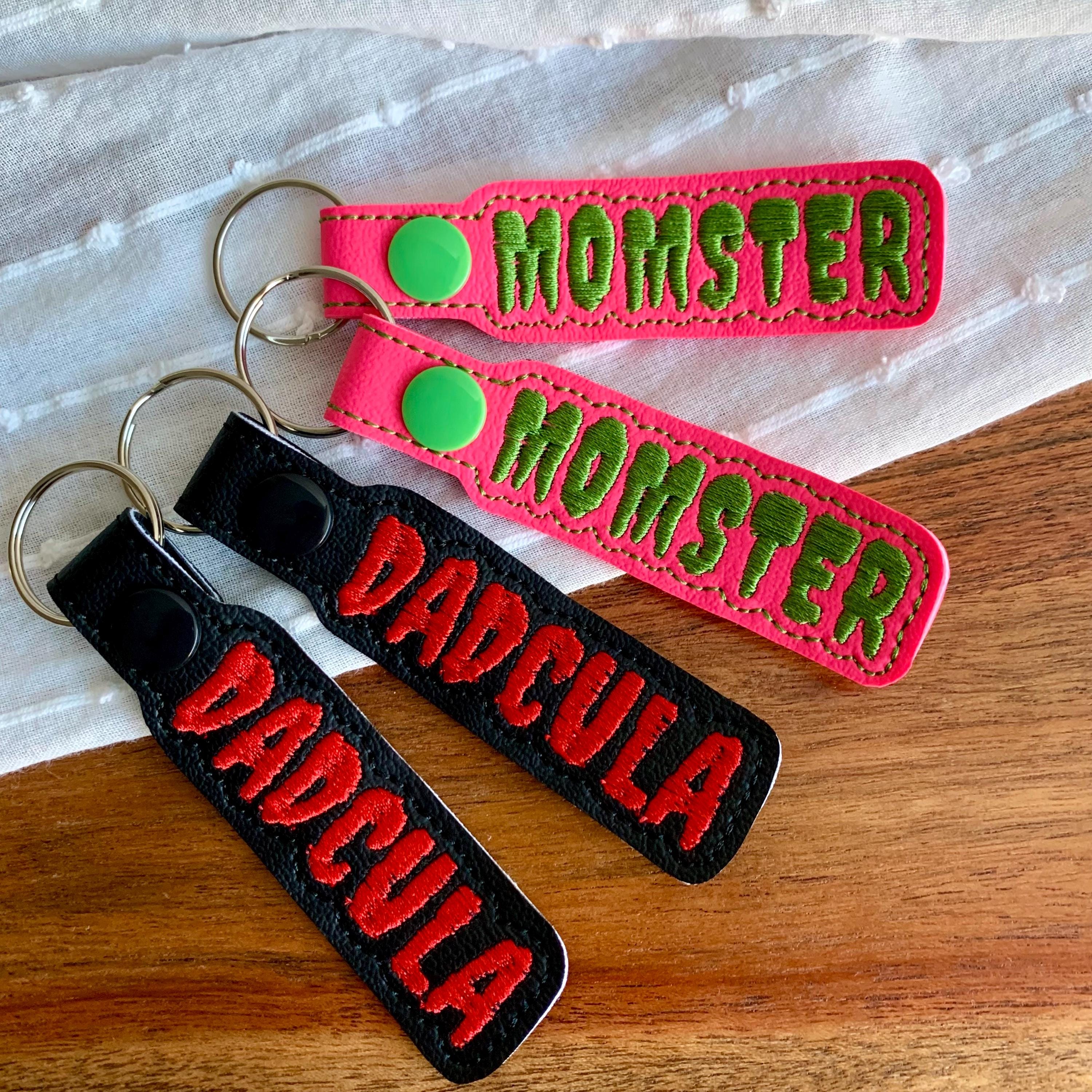 Spooky Mom & Dad Keychain