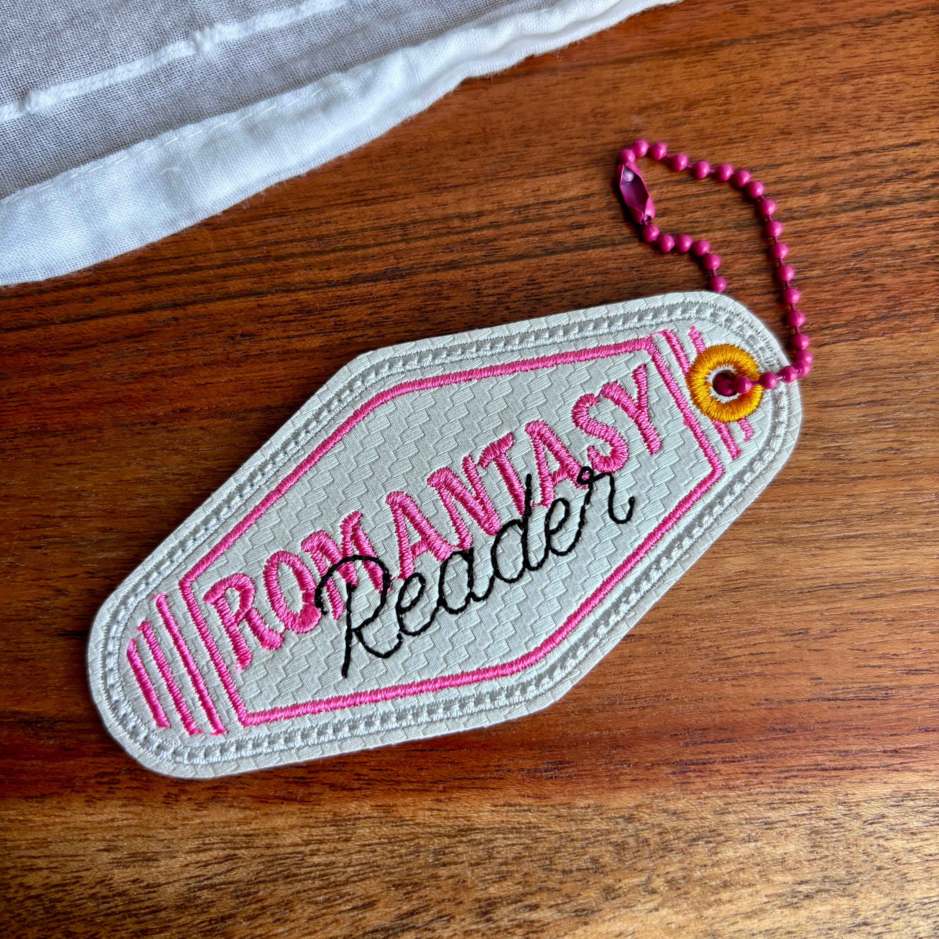 Romantasy Reader Keychain