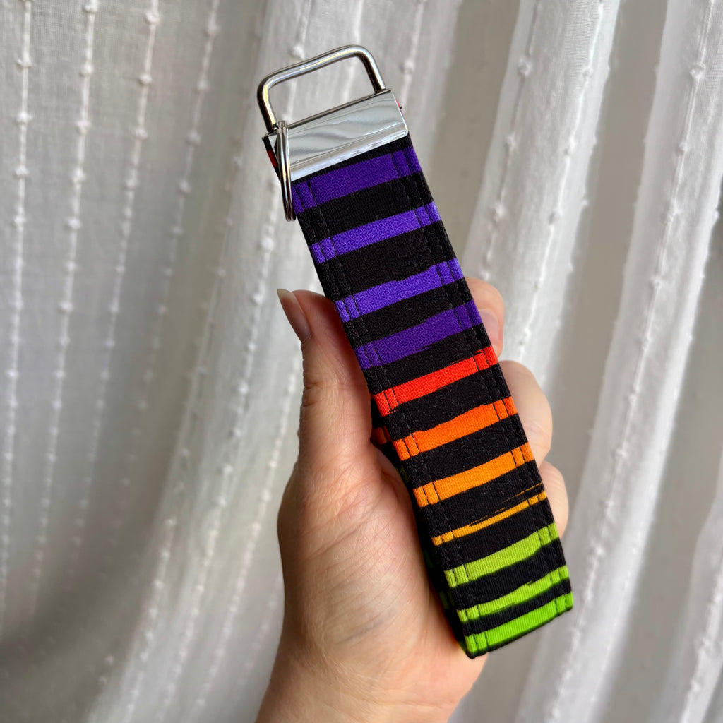 Striped Key Fob
