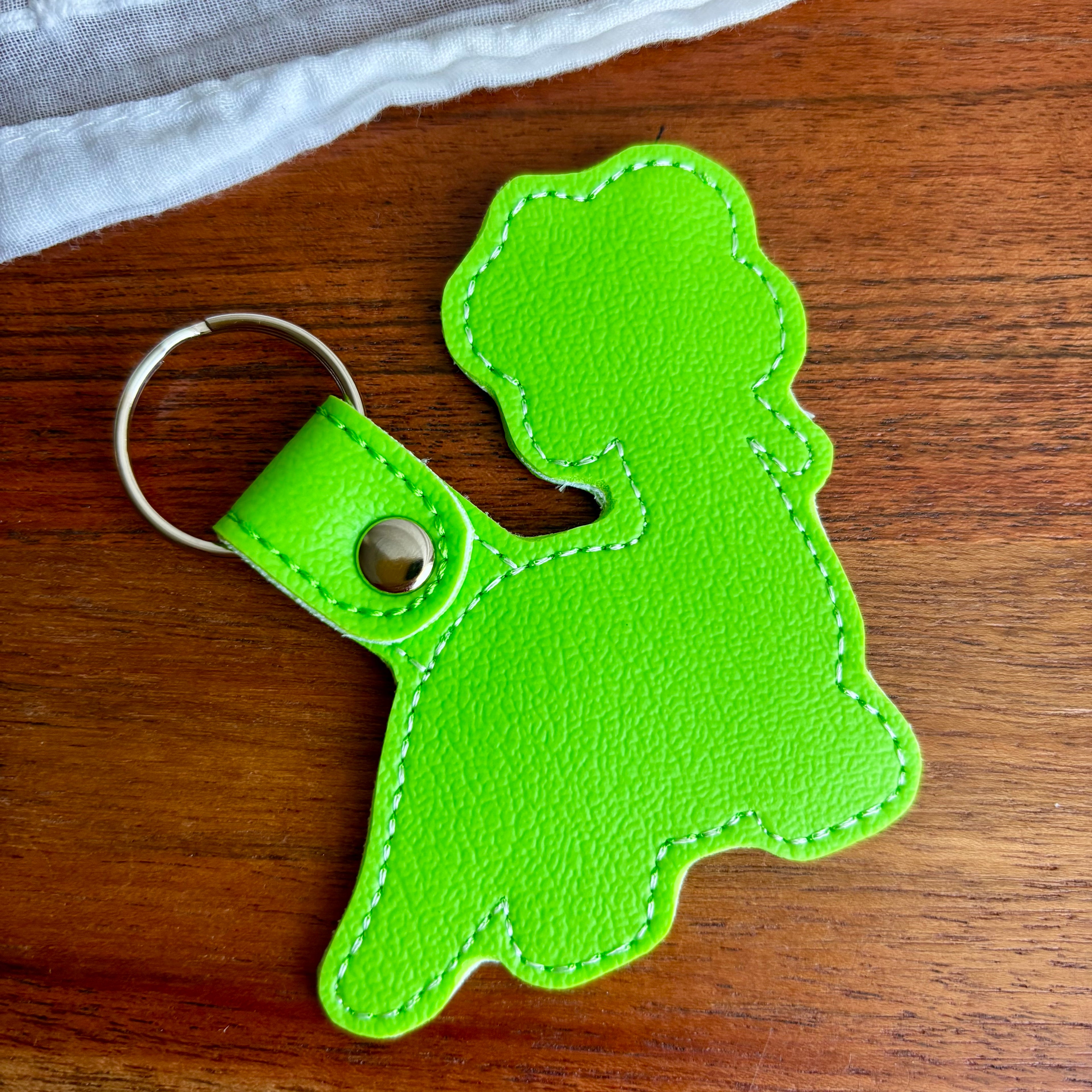 Cowboy Dino Keychain