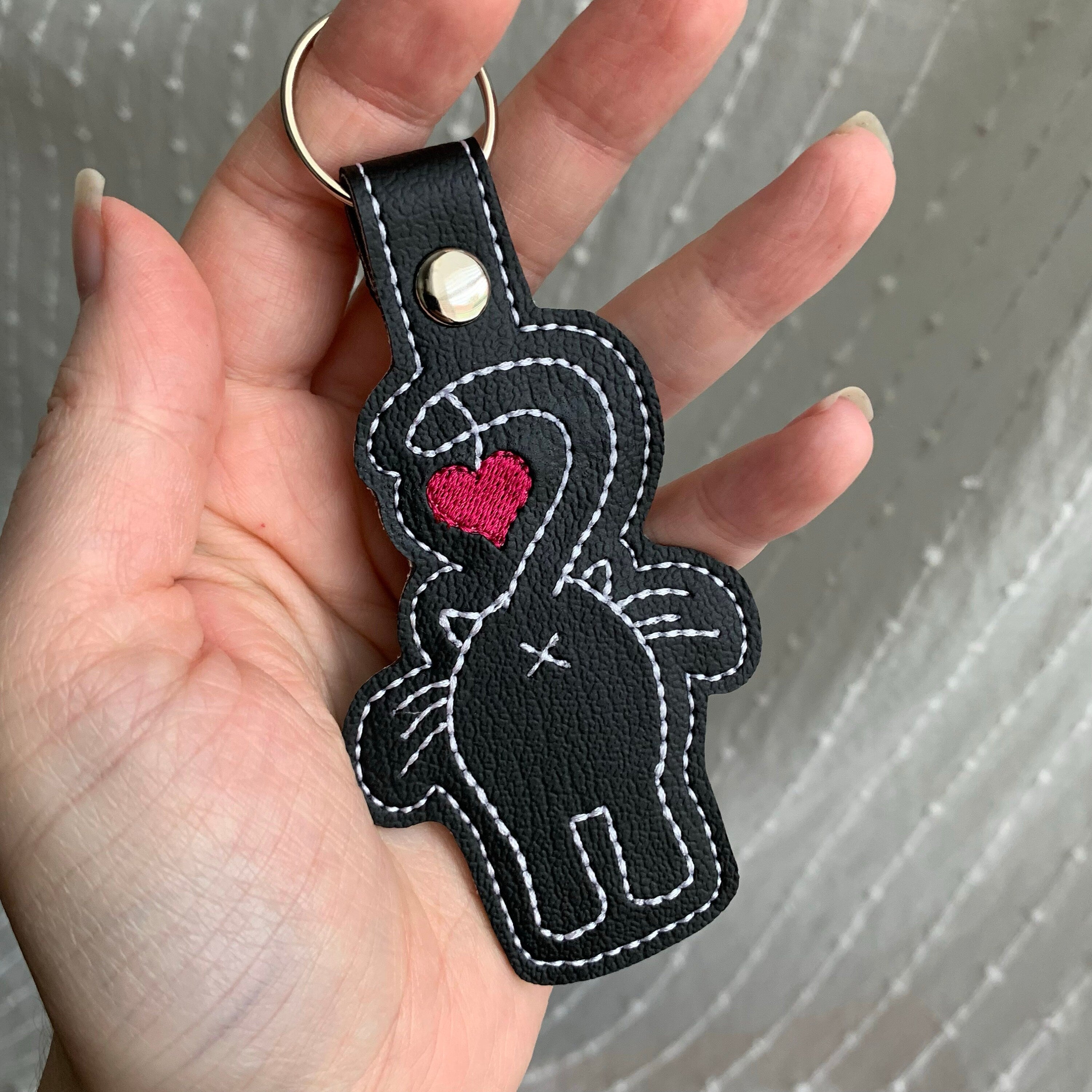 Cat Butt Keychain