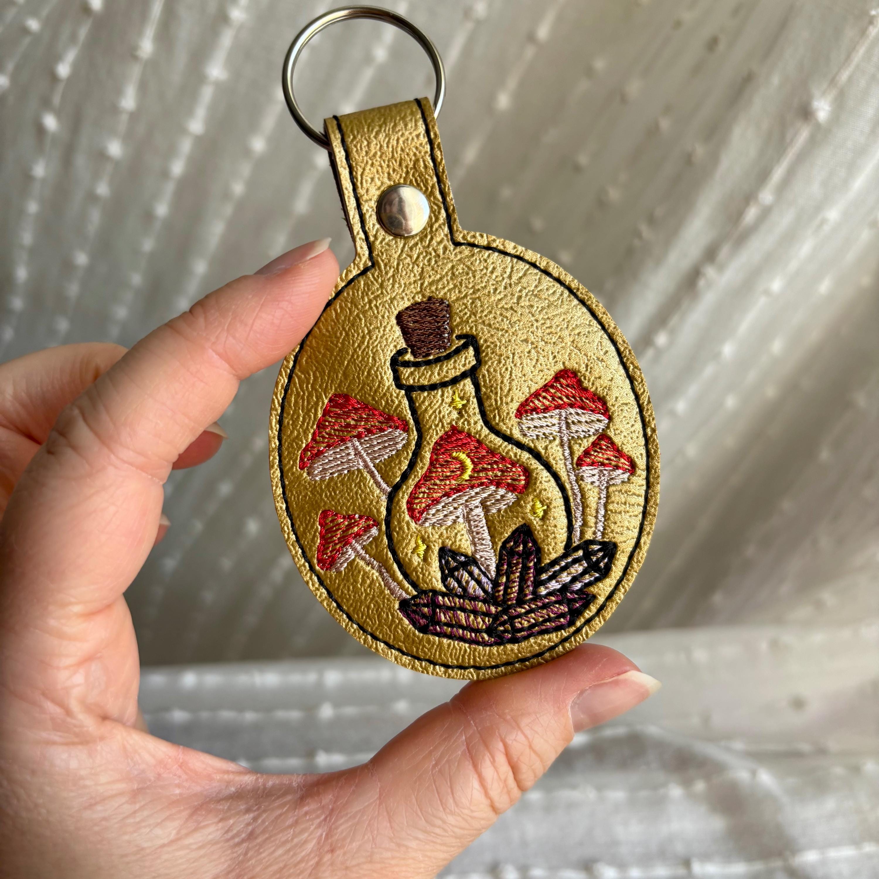 Mushroom Keychain