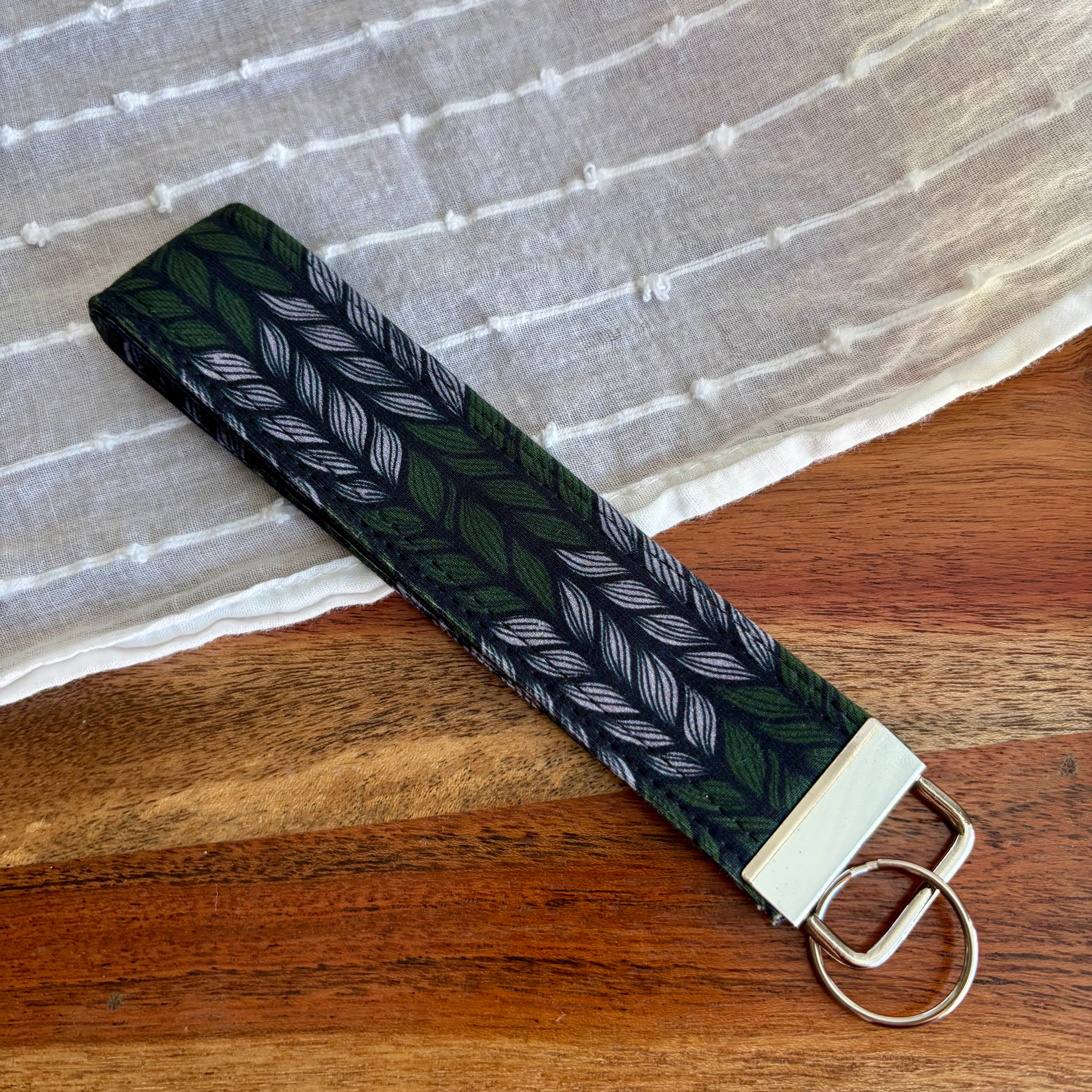 Knit Stripes Key Fob