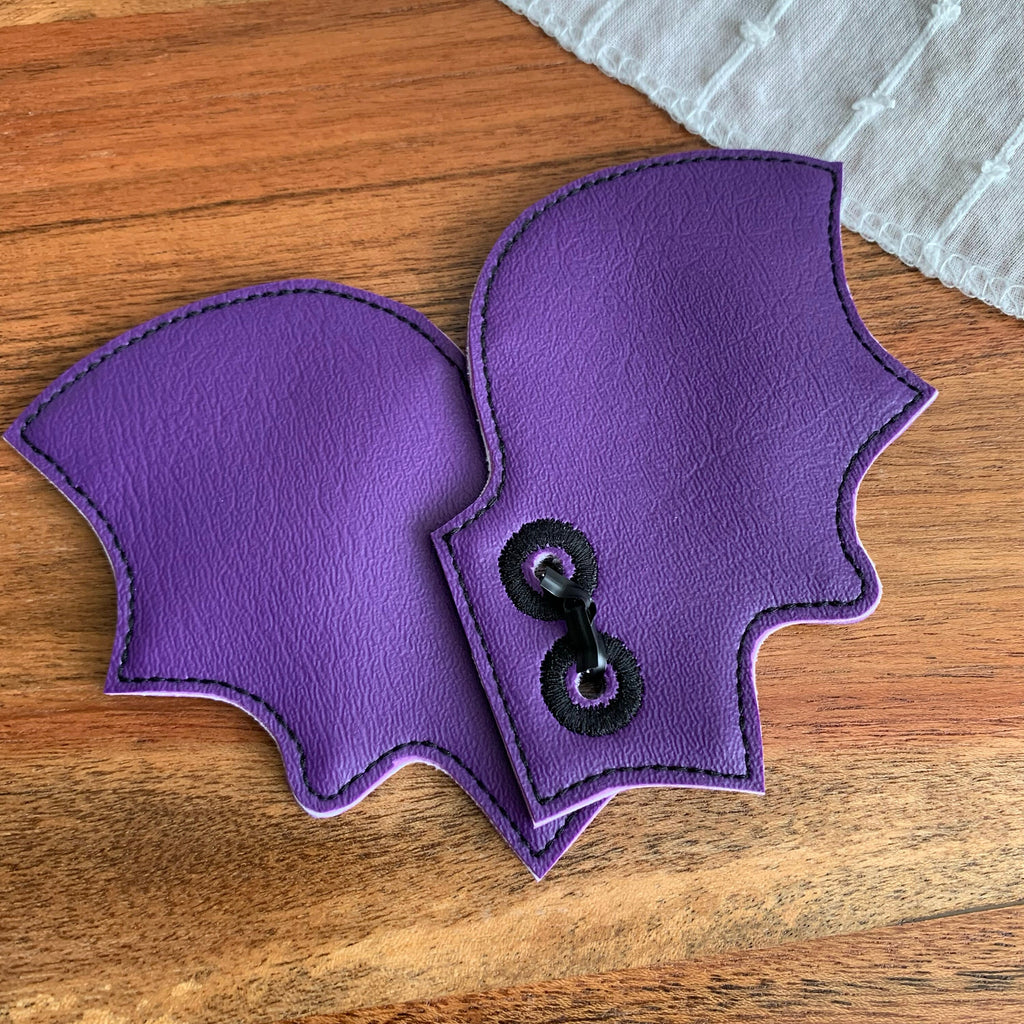 Green and Purple Shoe Wings