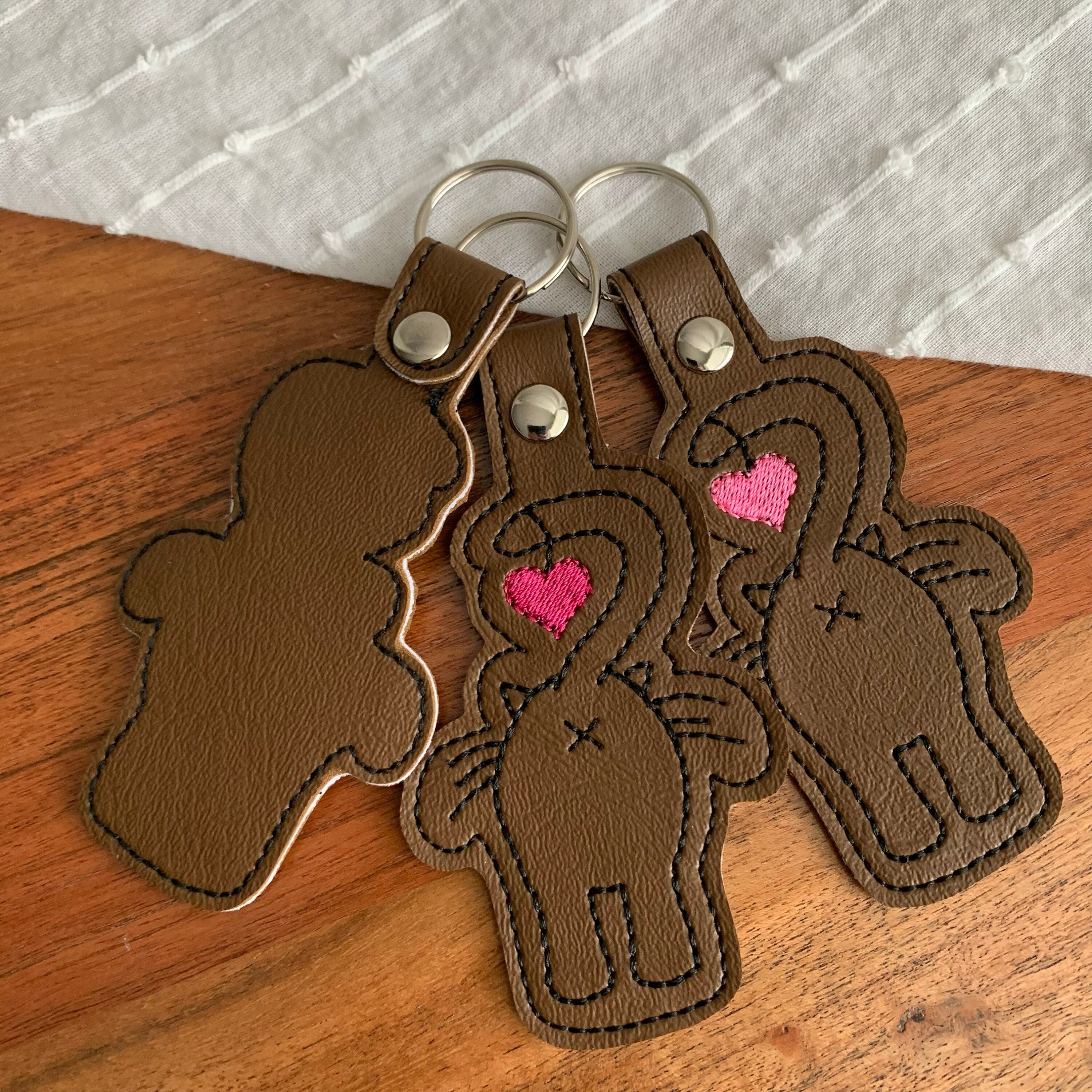 Cat Butt Keychain
