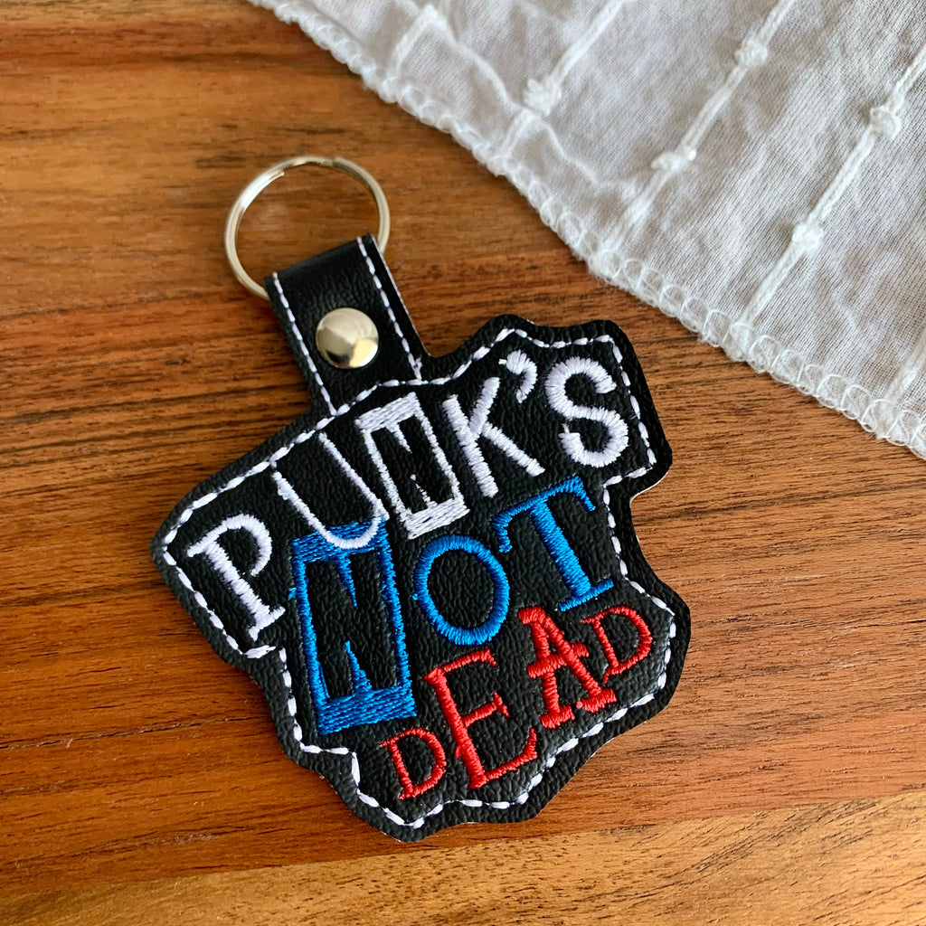 Punk's Not Dead Keychain