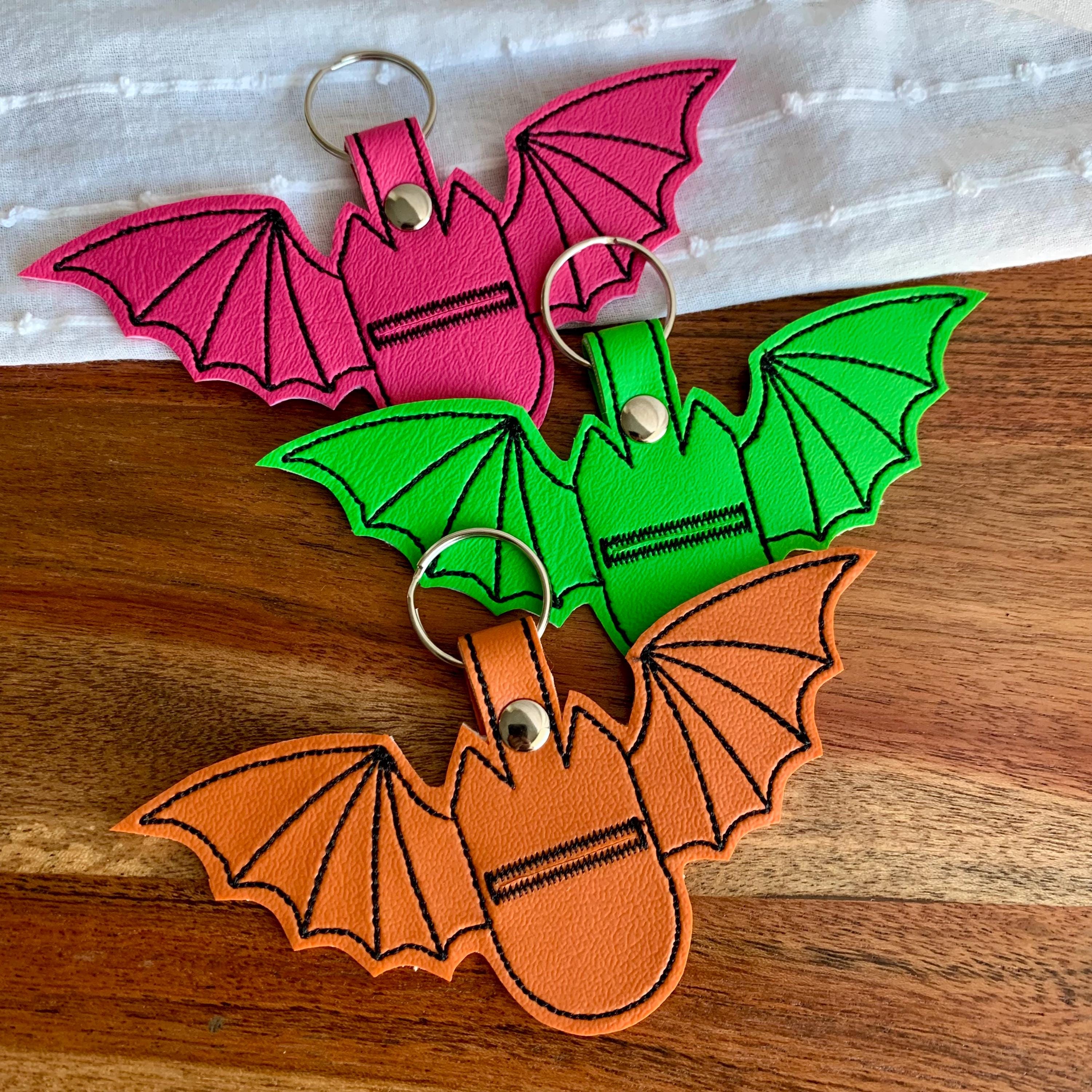 Bat Quarter Holder Keychain