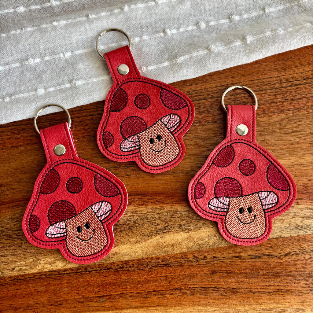 Mushroom Keychain