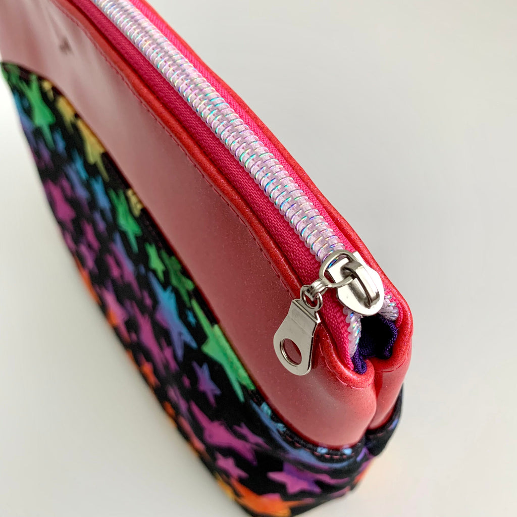 Rainbow Star Posh Makeup Bag