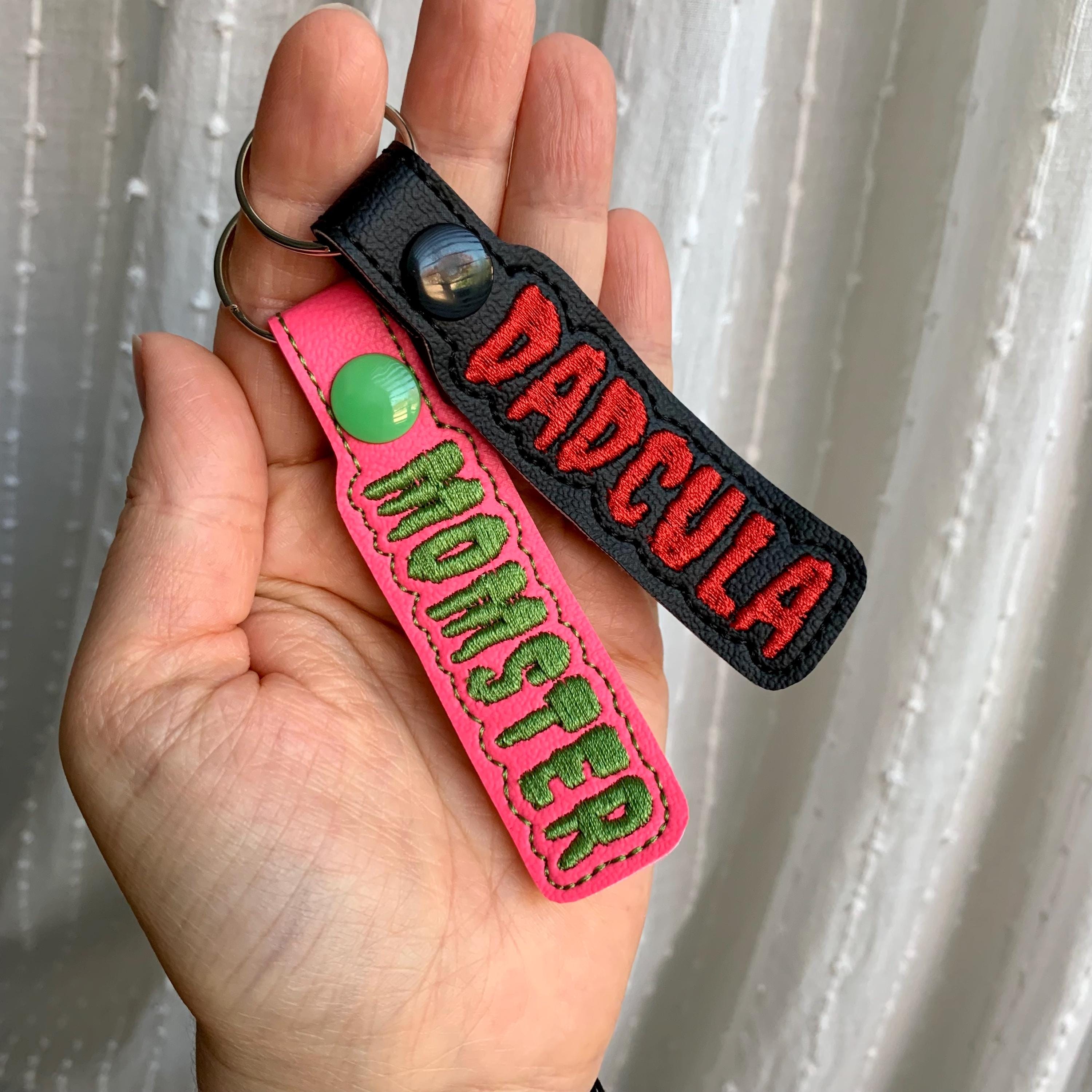 Spooky Mom & Dad Keychain