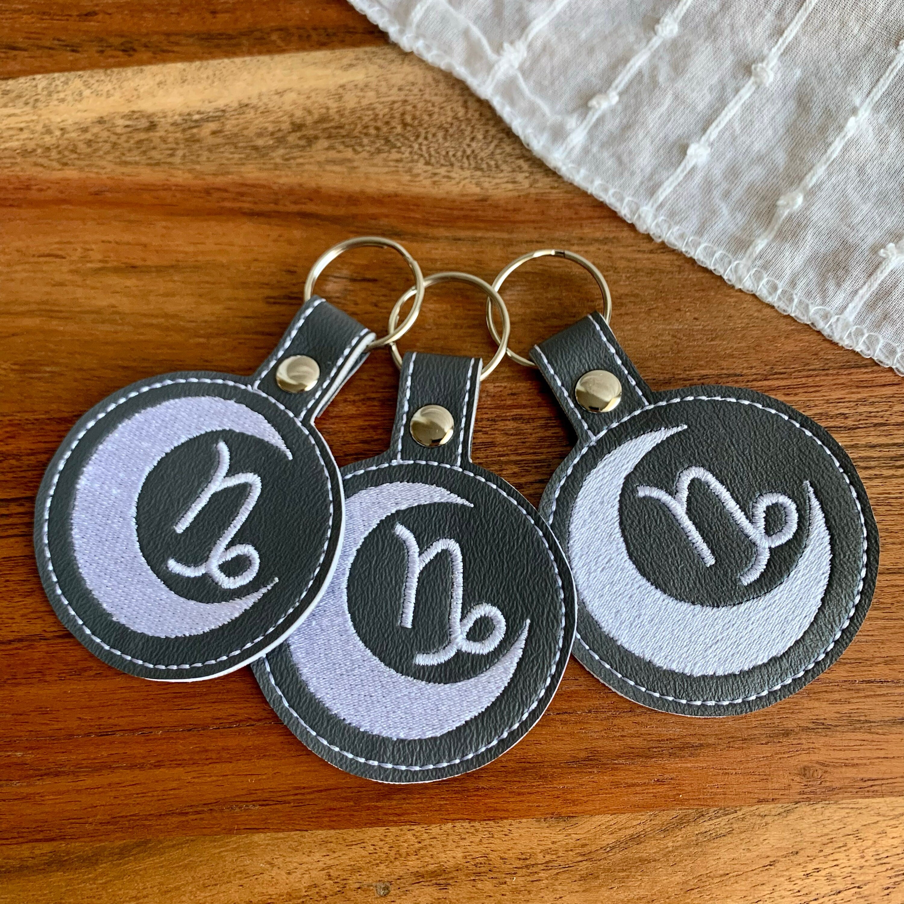 Capricorn Keychain