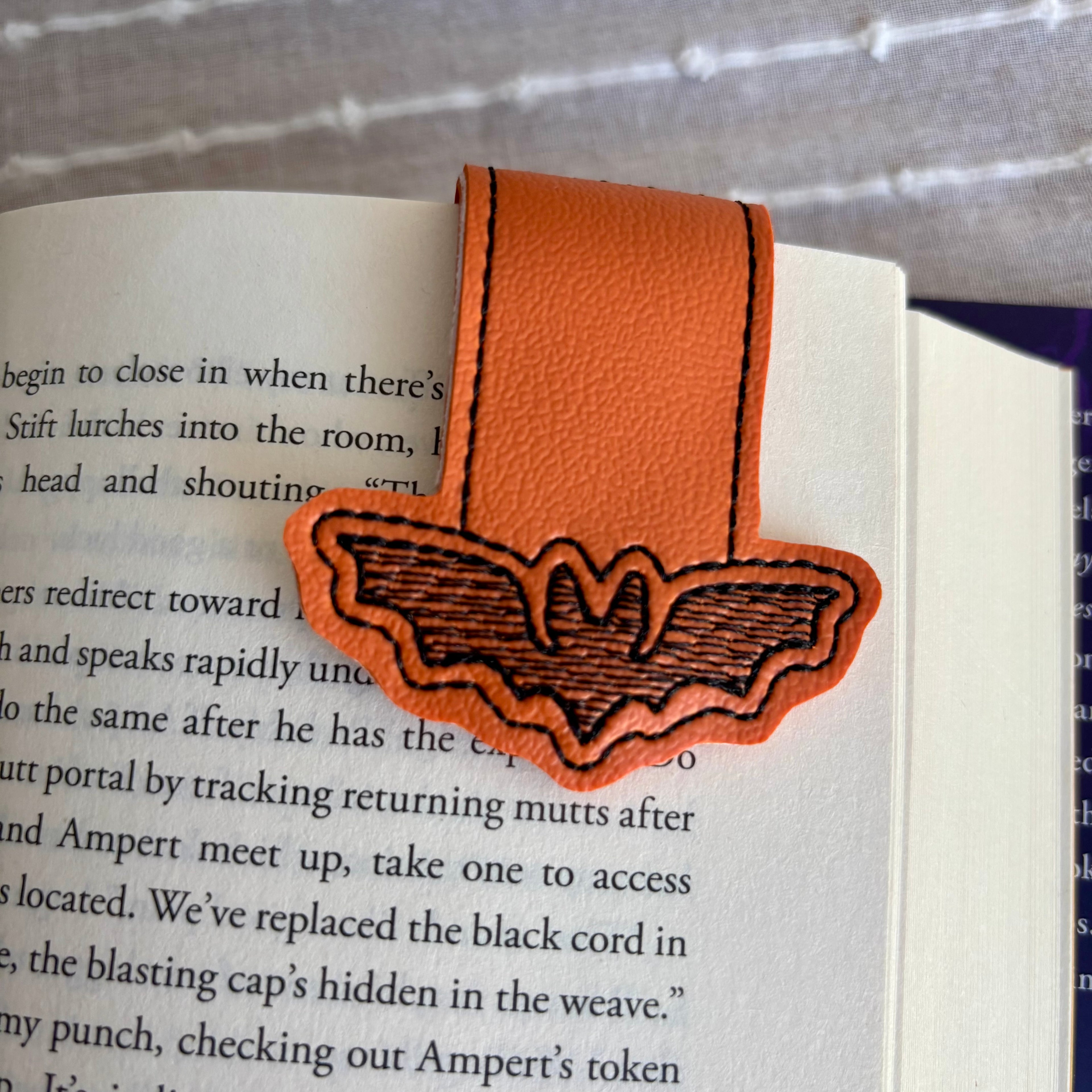 Batty Magnetic Bookmark