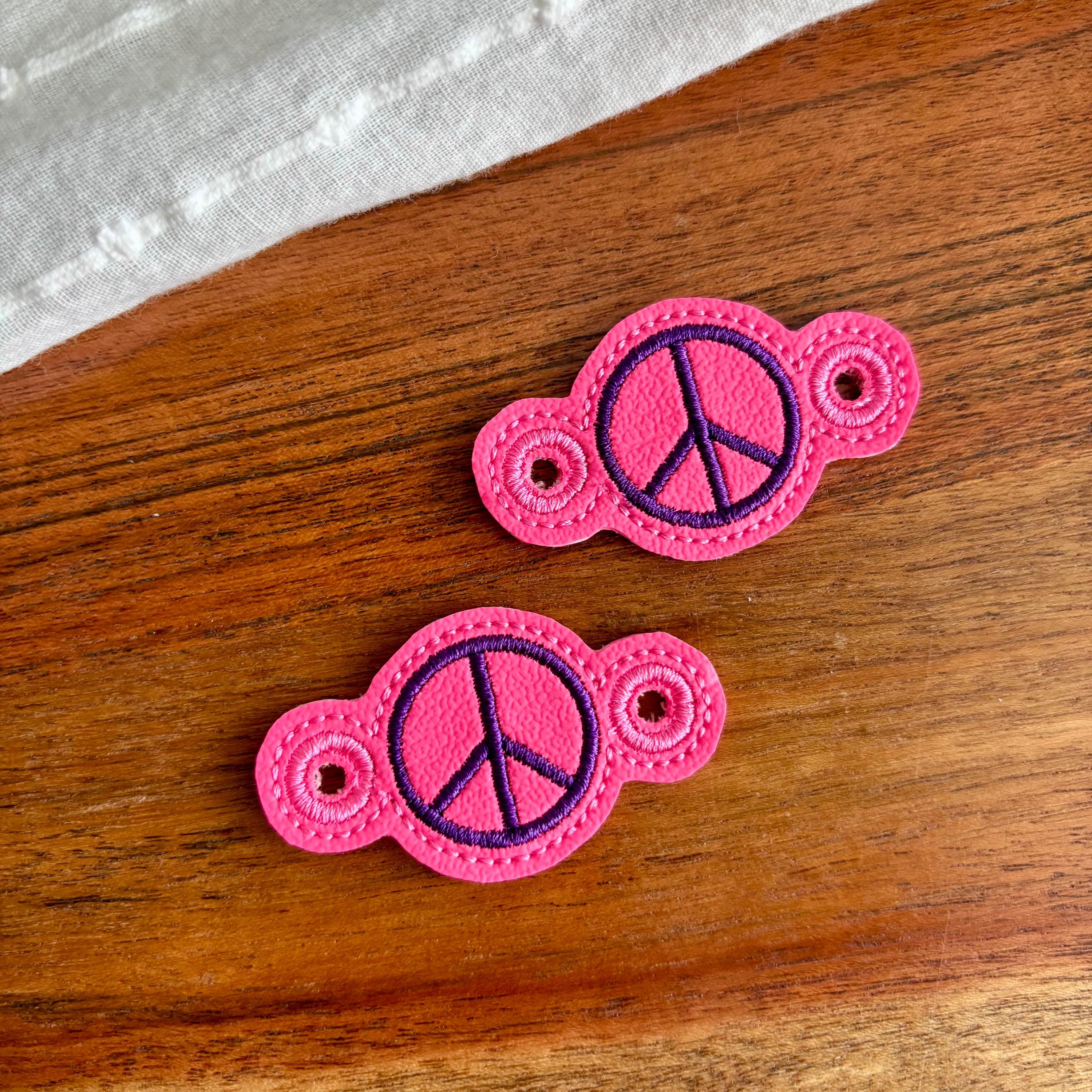 Peace Sign Shoe Charms