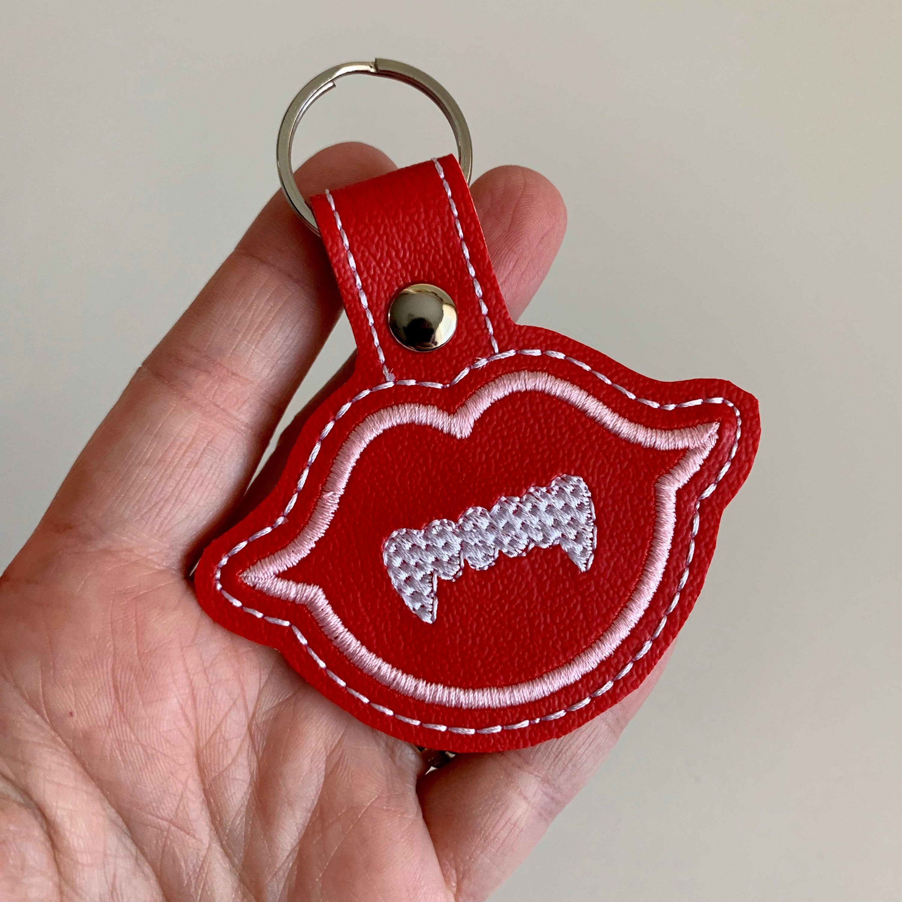 Vampire Lips Keychain