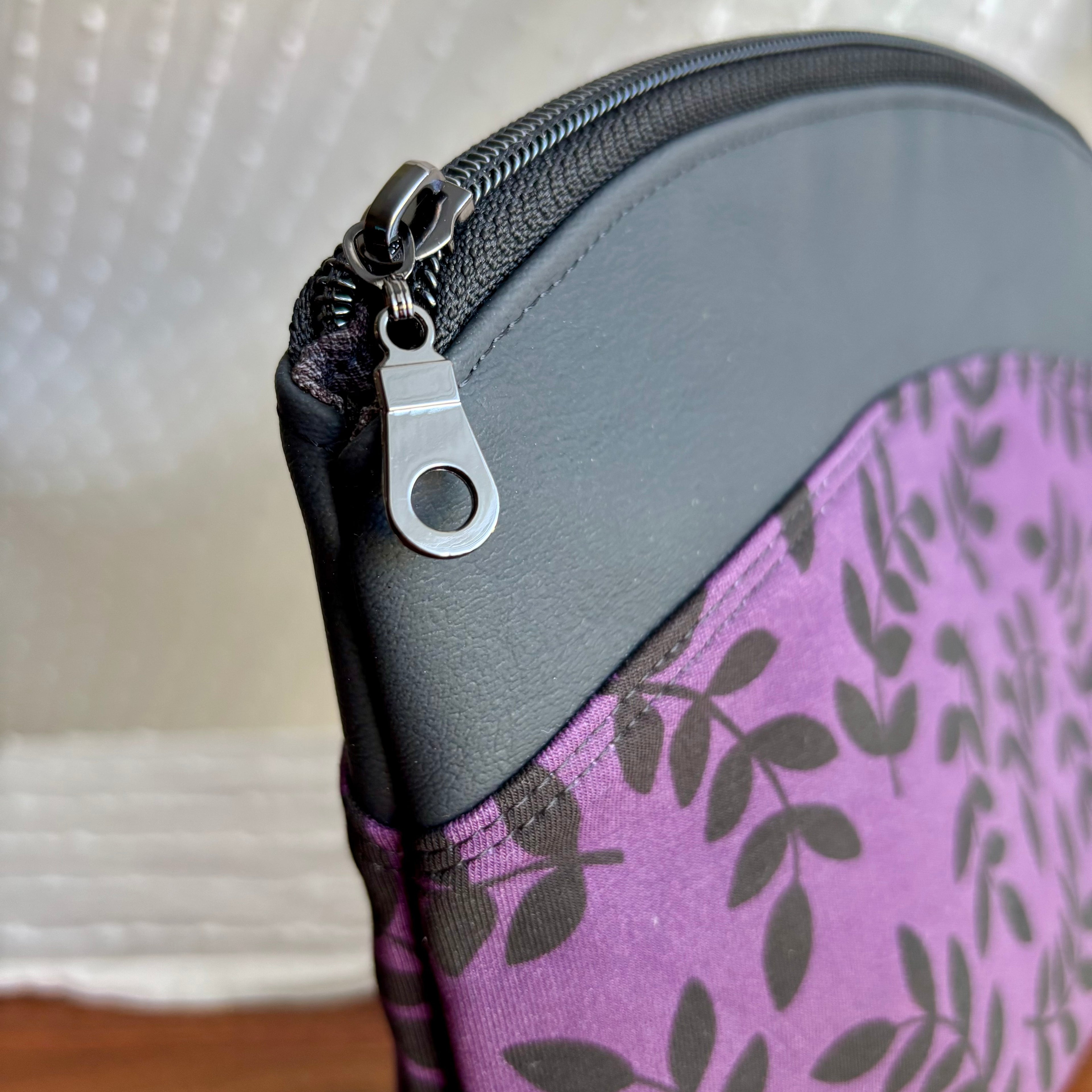 Purple Posh Makeup Bag