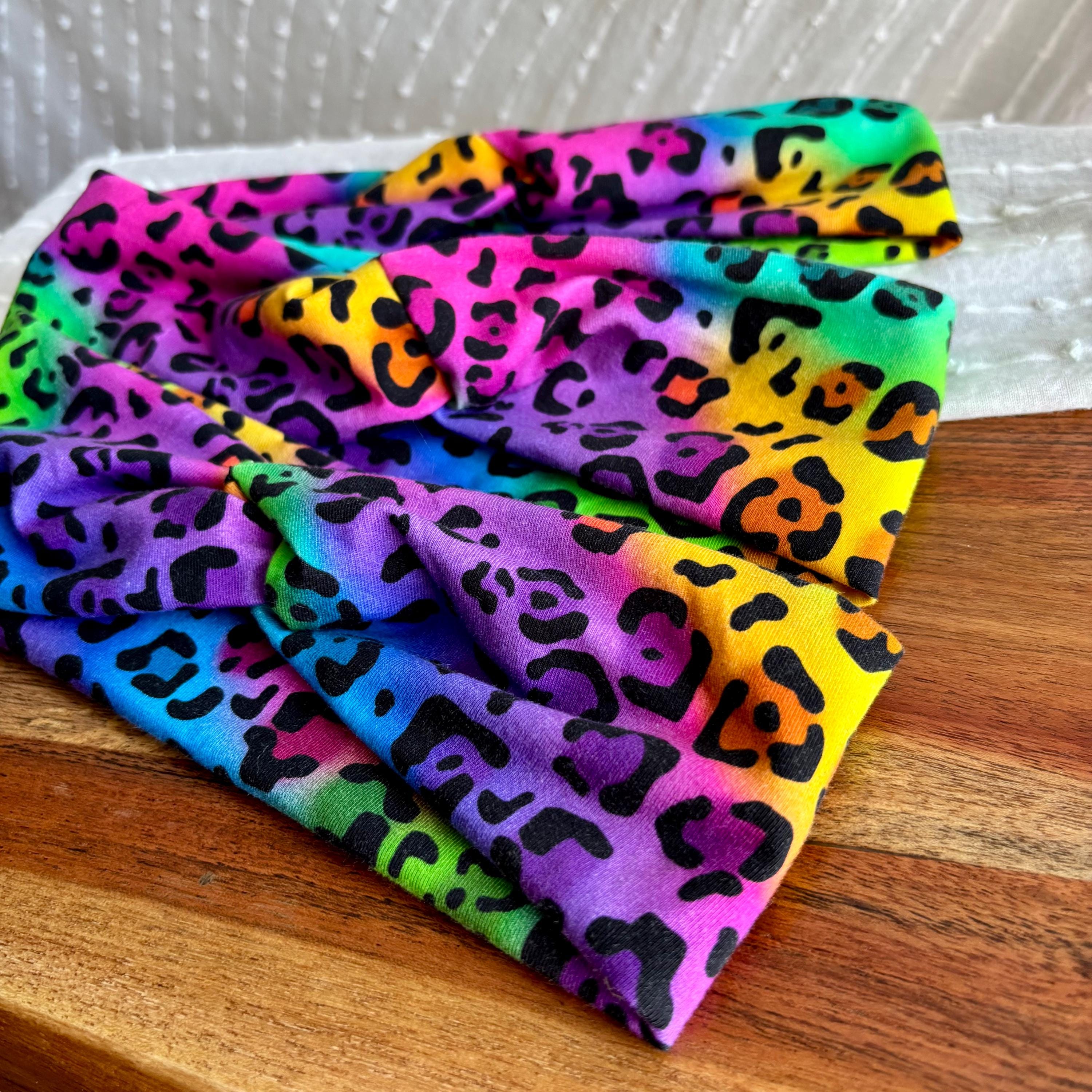 Rainbow Animal Print Headband