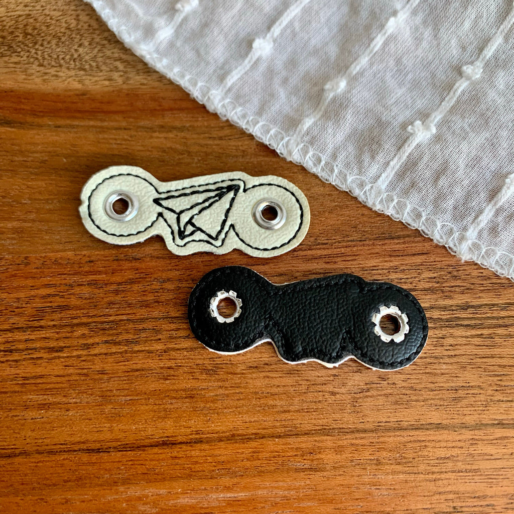 Paper Airplane Shoe Charms