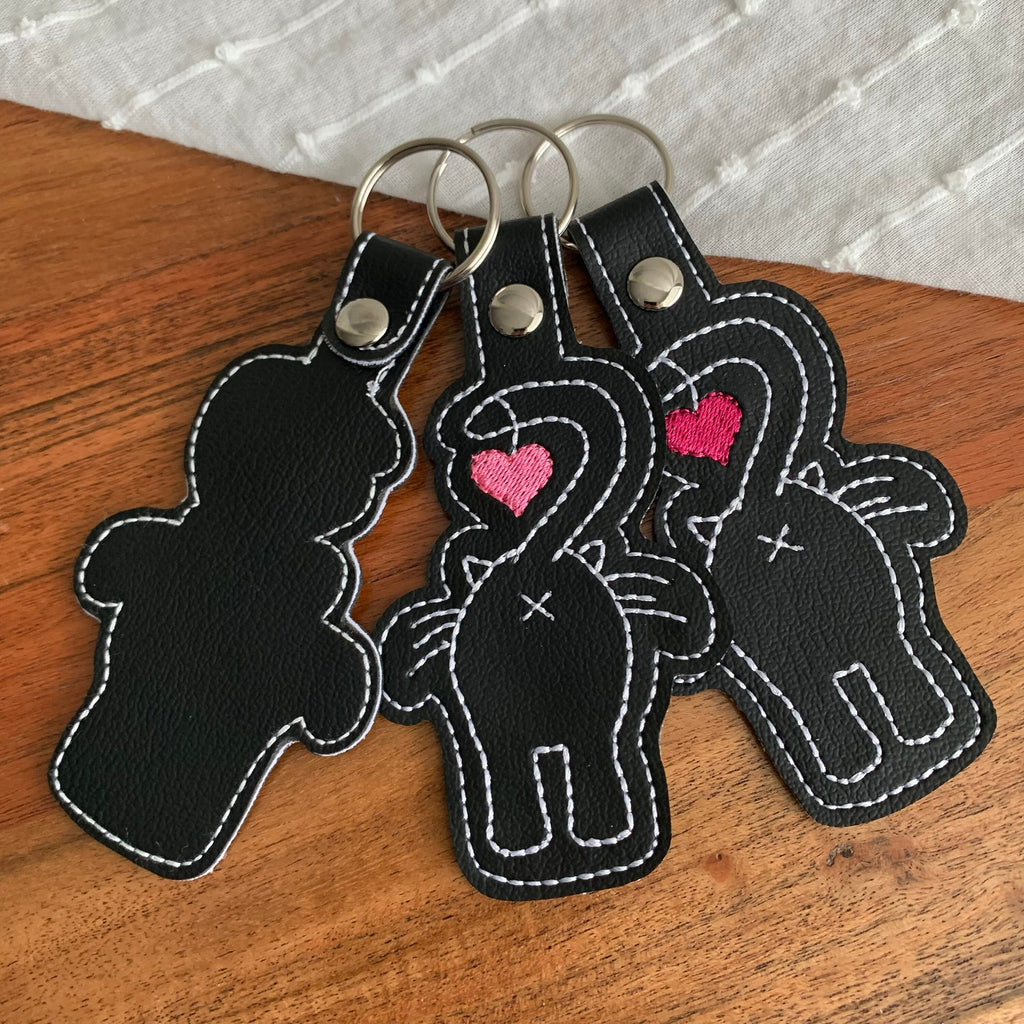 Cat Butt Keychain