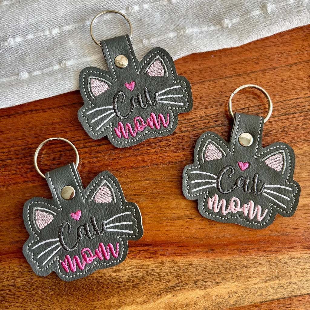 Cat Mom Key Chain