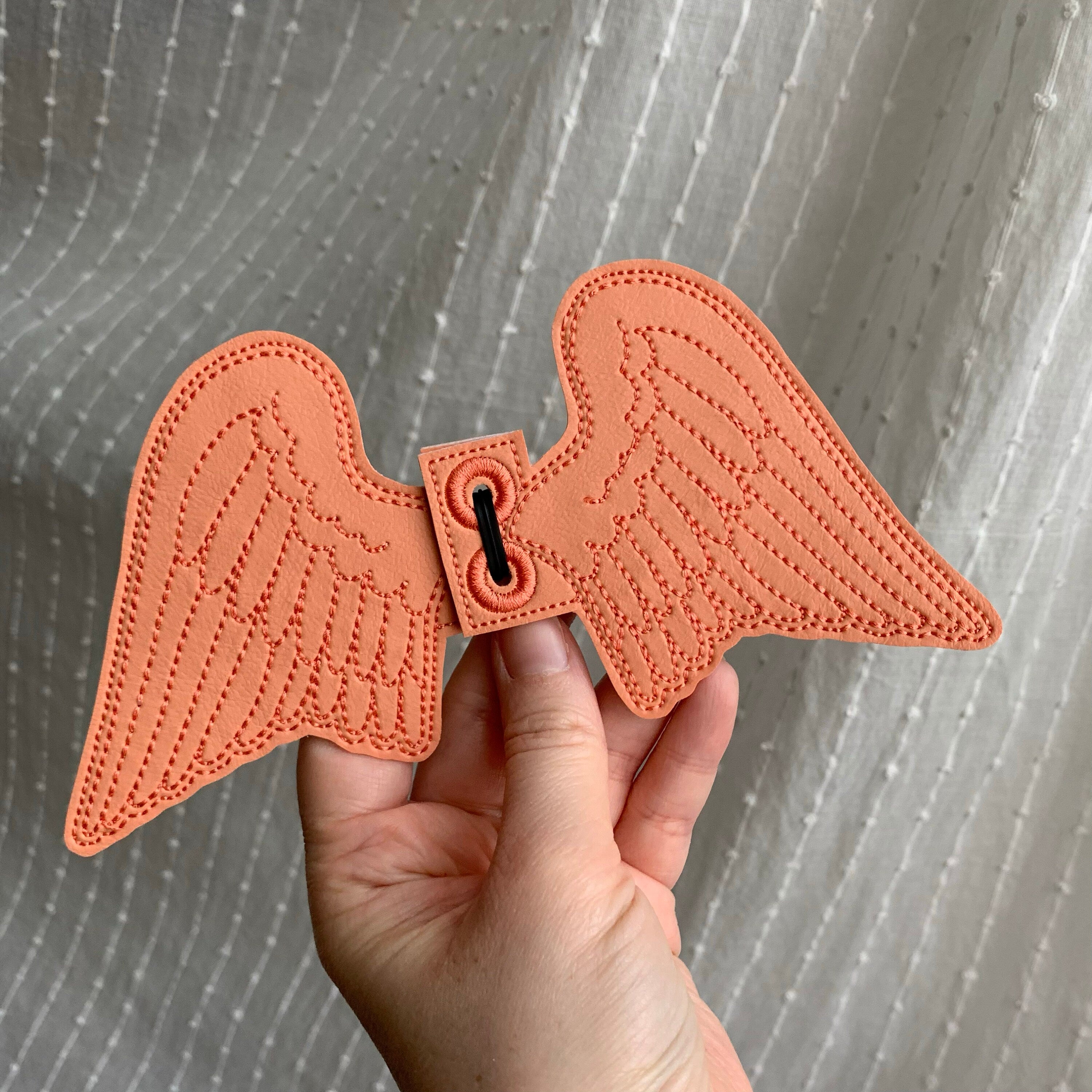 Peach Shoe Wings